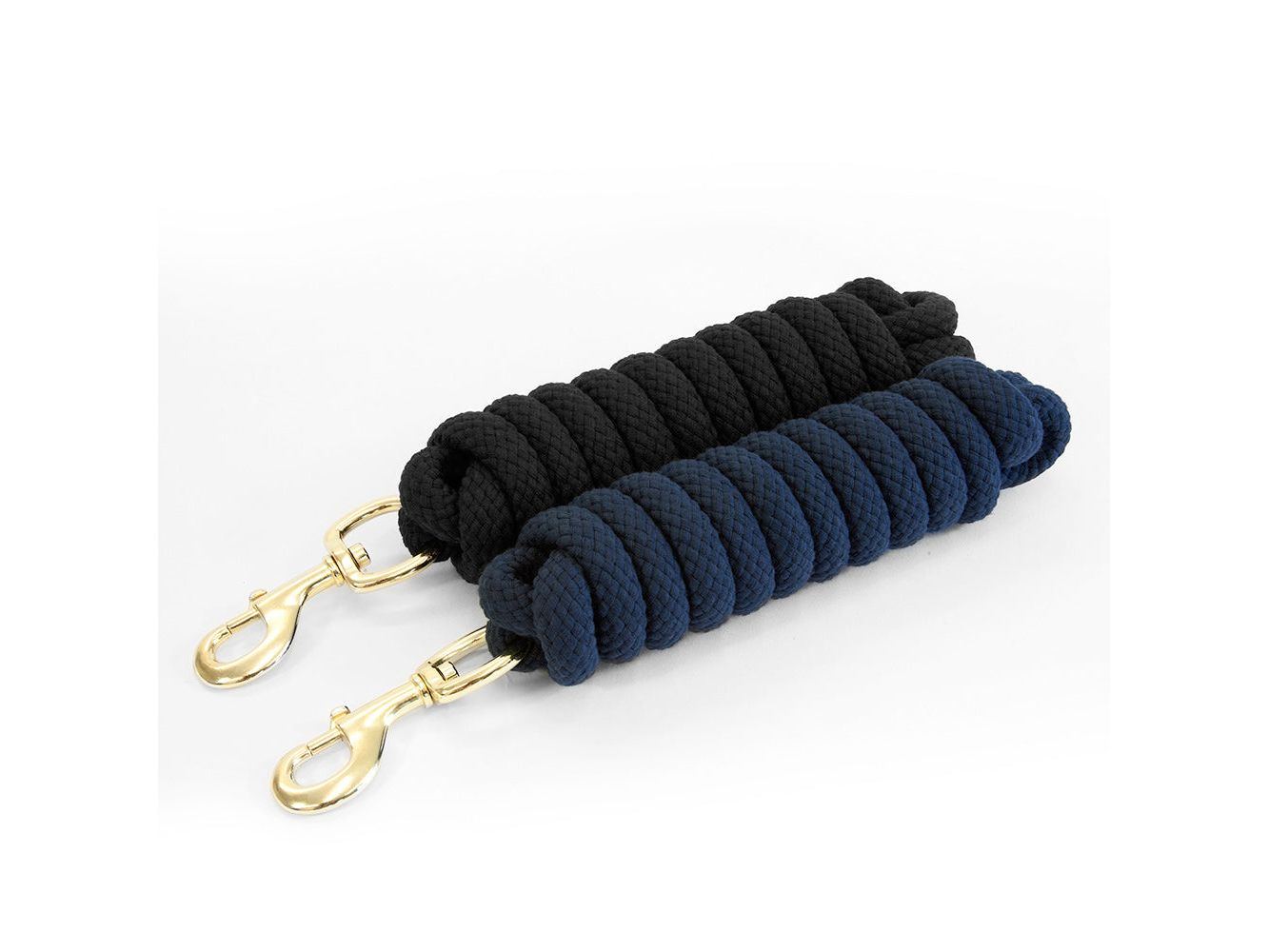km elite cotton double braided leadrope - 10ft - equestrian equipment