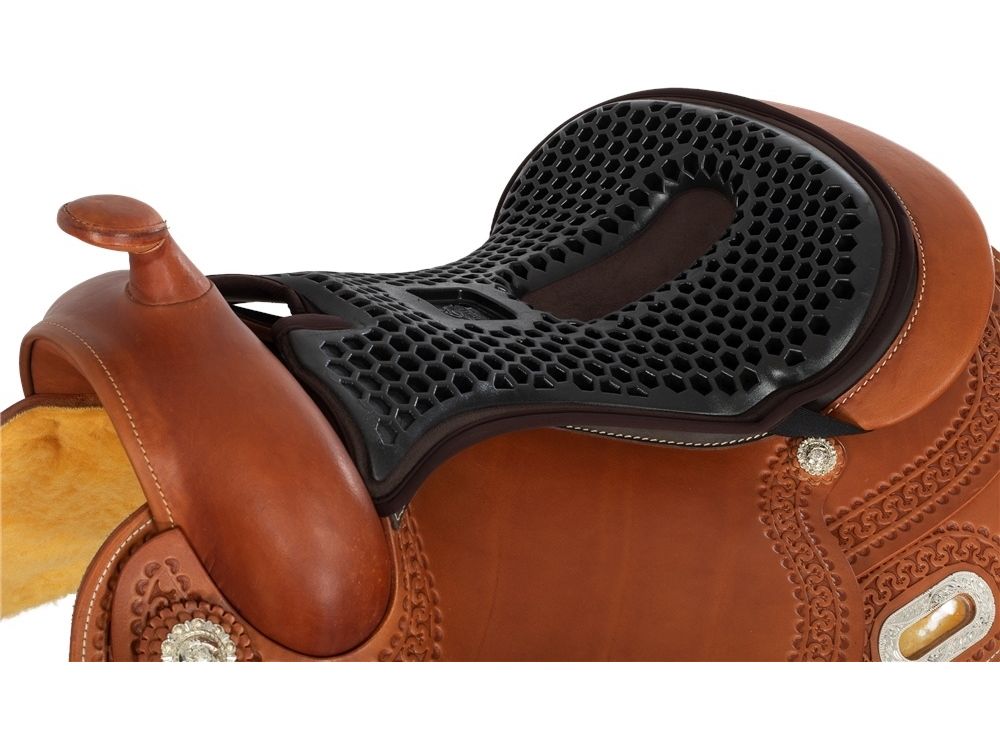 Acavallo Ortho Coccyx Western Gel Seat Saver with Dri-Lex