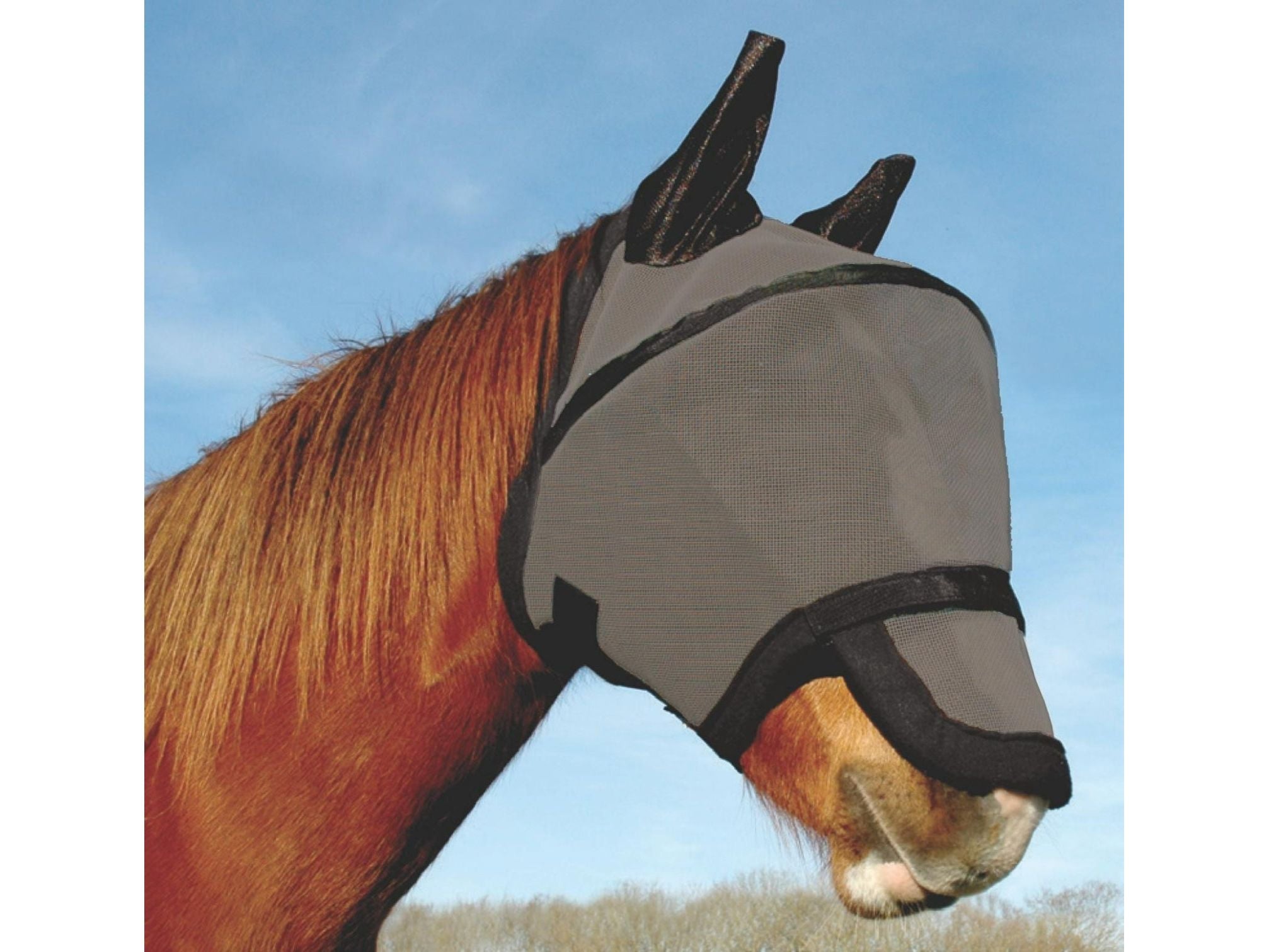 km elite space fly mask - equestrian equipment