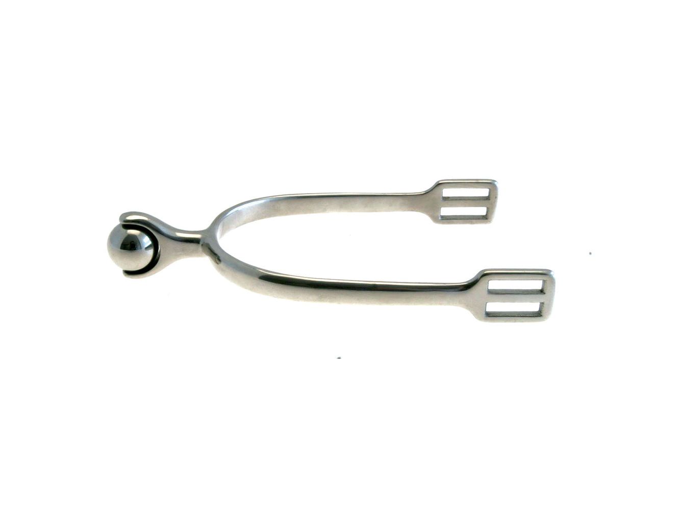 km elite stainless rollerball spurs - equestrian equipment