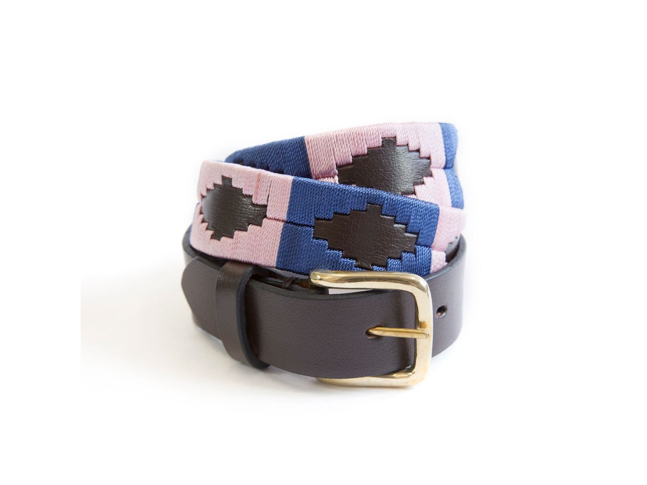 km polo belt - blush - equestrian equipment