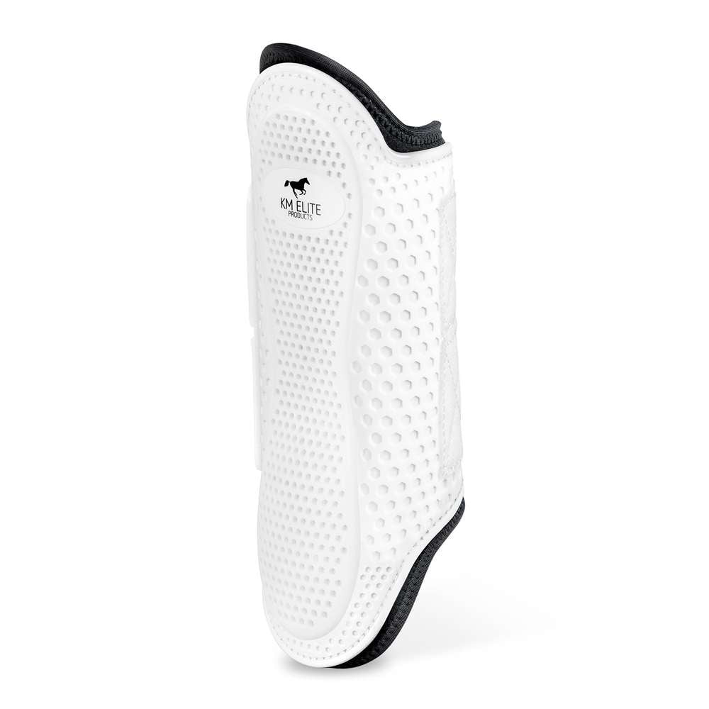 pro mesh hybrid brushing boot white/black - equestrian equipment