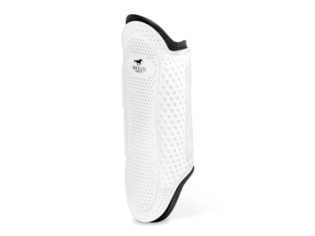 pro mesh hybrid brushing boot white/black - equestrian equipment