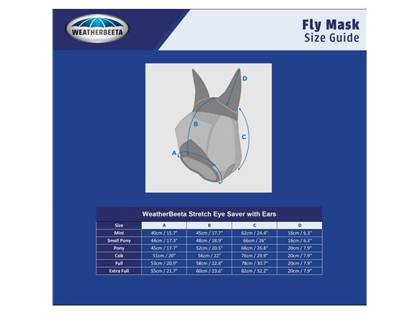 The WeatherBeeta Stretch Bug Eye Saver With Ears Grey Full RRP £19.99