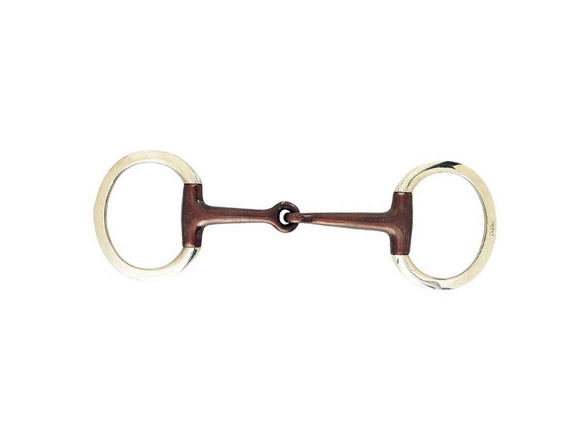 KORSTEEL SWEET IRON JOINTED EGGBUTT SNAFFLE BIT 5.5"