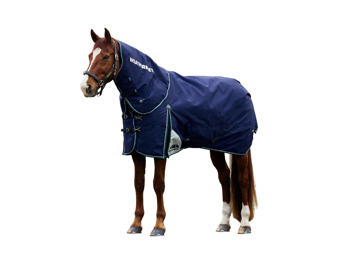 WeatherBeeta ComFiTec Plus Dynamic Turnout Detach-A-Neck 100g in Navy/Forest Green
