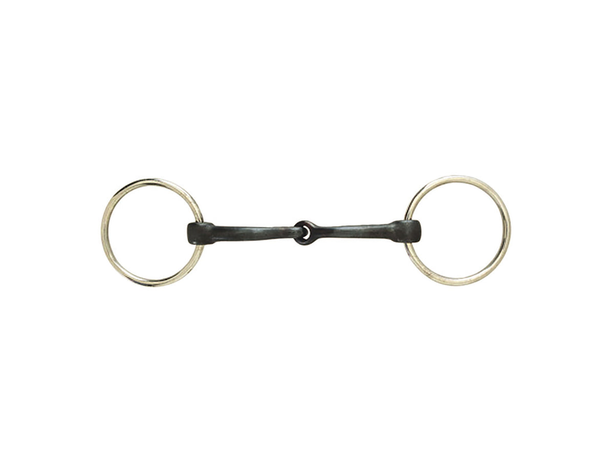 KORSTEEL SWEET IRON JOINTED LOOSE RING SNAFFLE BIT 5"