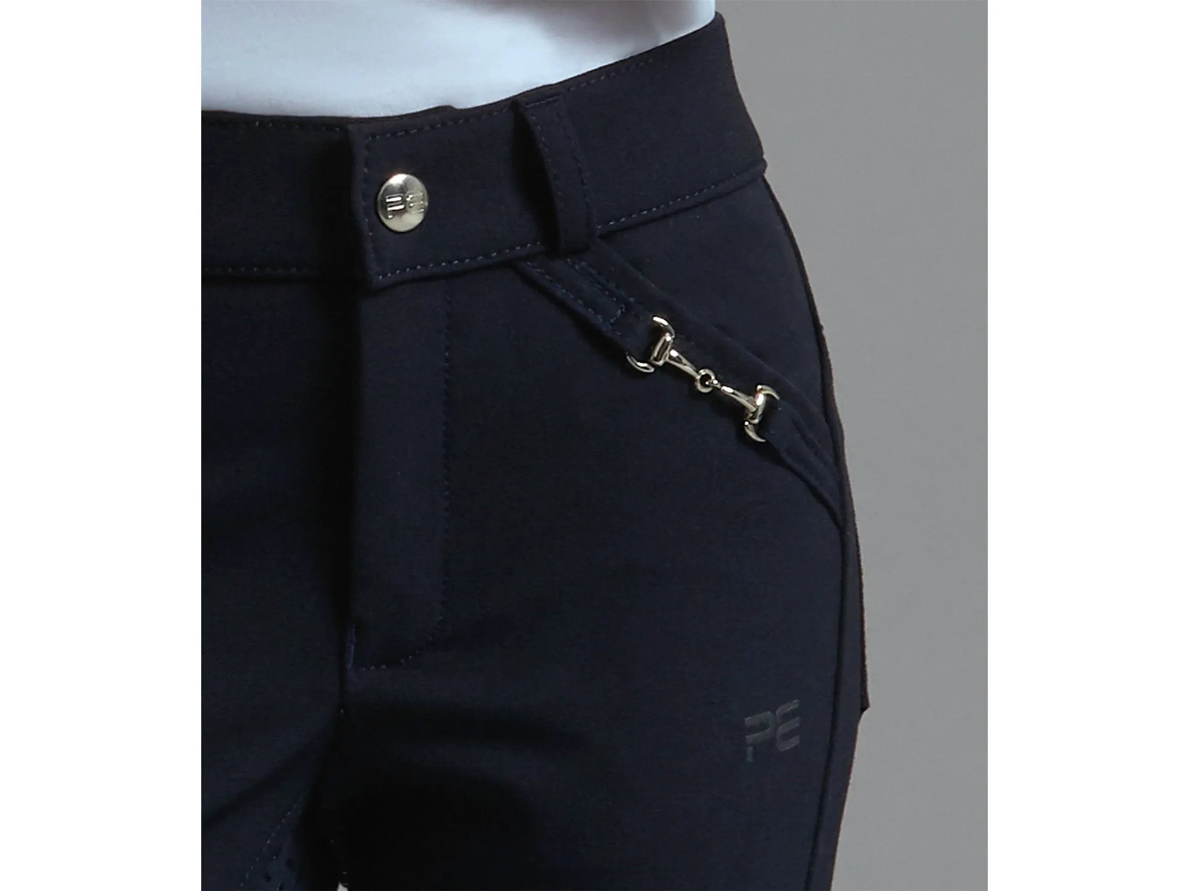 Premier Equine Brava Full Seat Gel Riding Breeches  Girls 11-12 Yrs Navy RRP £45