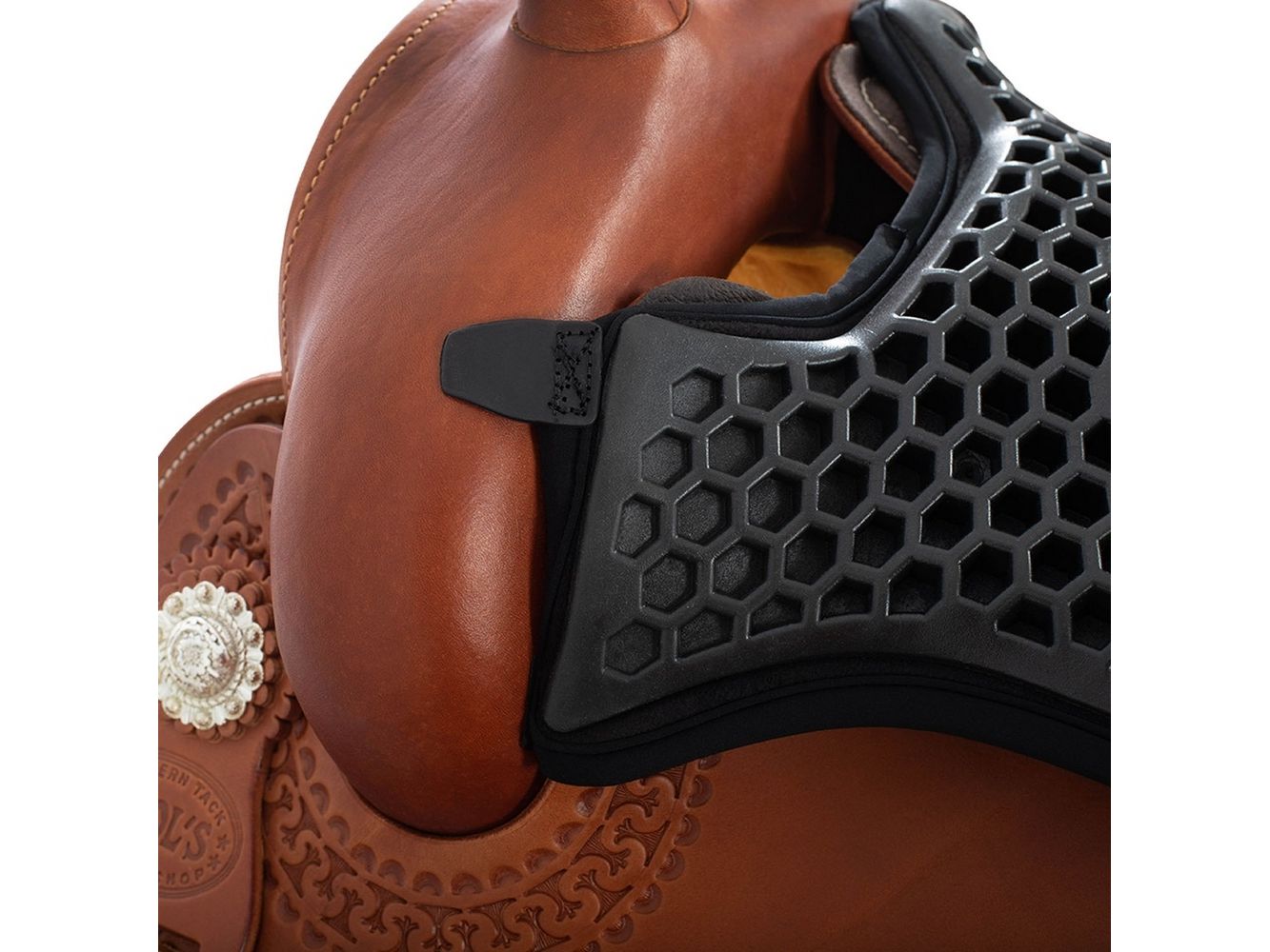 Acavallo Ortho Pubis Western Gel Seat Saver With Dri-Lex