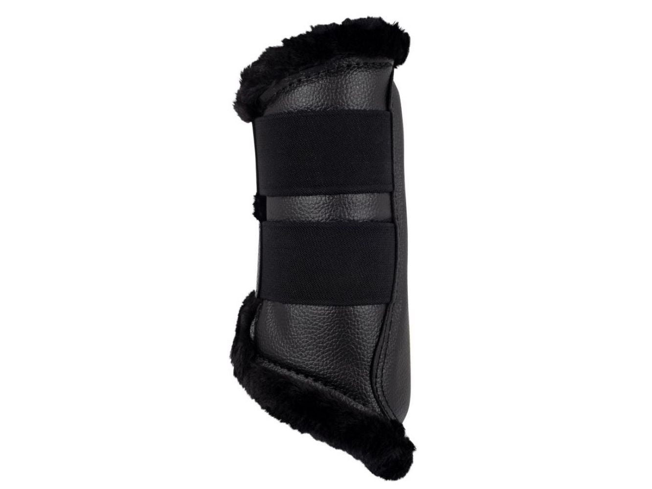 Acavallo Front Brushing Boots With Eco Leather & Faux Sheepskin - Size small