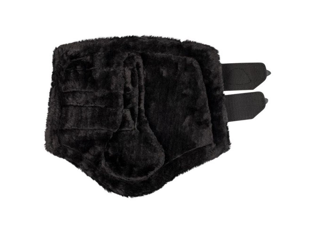 Acavallo Front Brushing Boots With Eco Leather & Faux Sheepskin - Size small