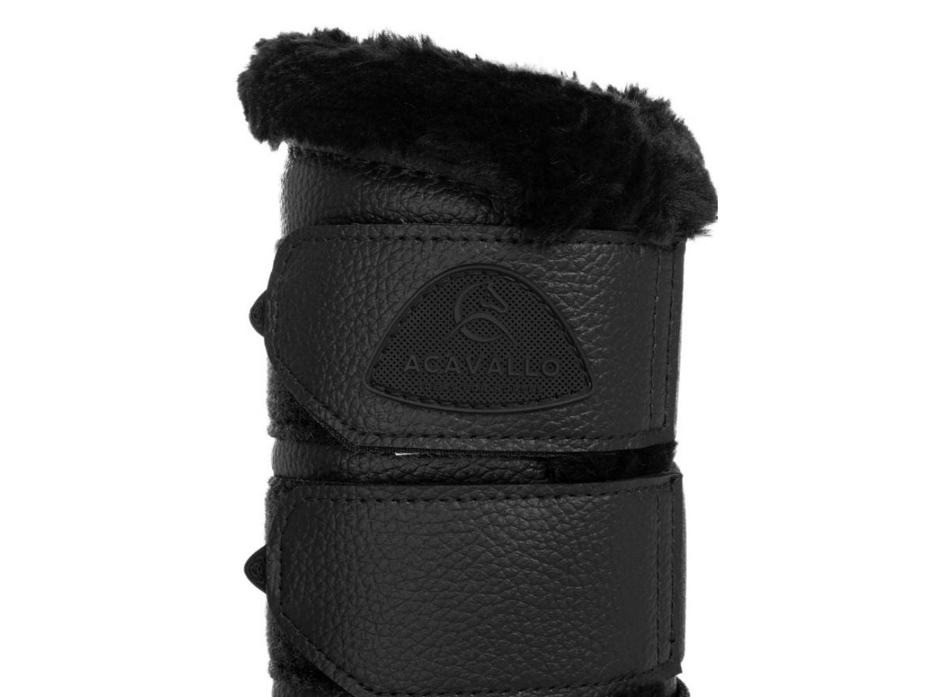 Acavallo Hind Brushing Boots With Eco Leather & Faux Sheepskin