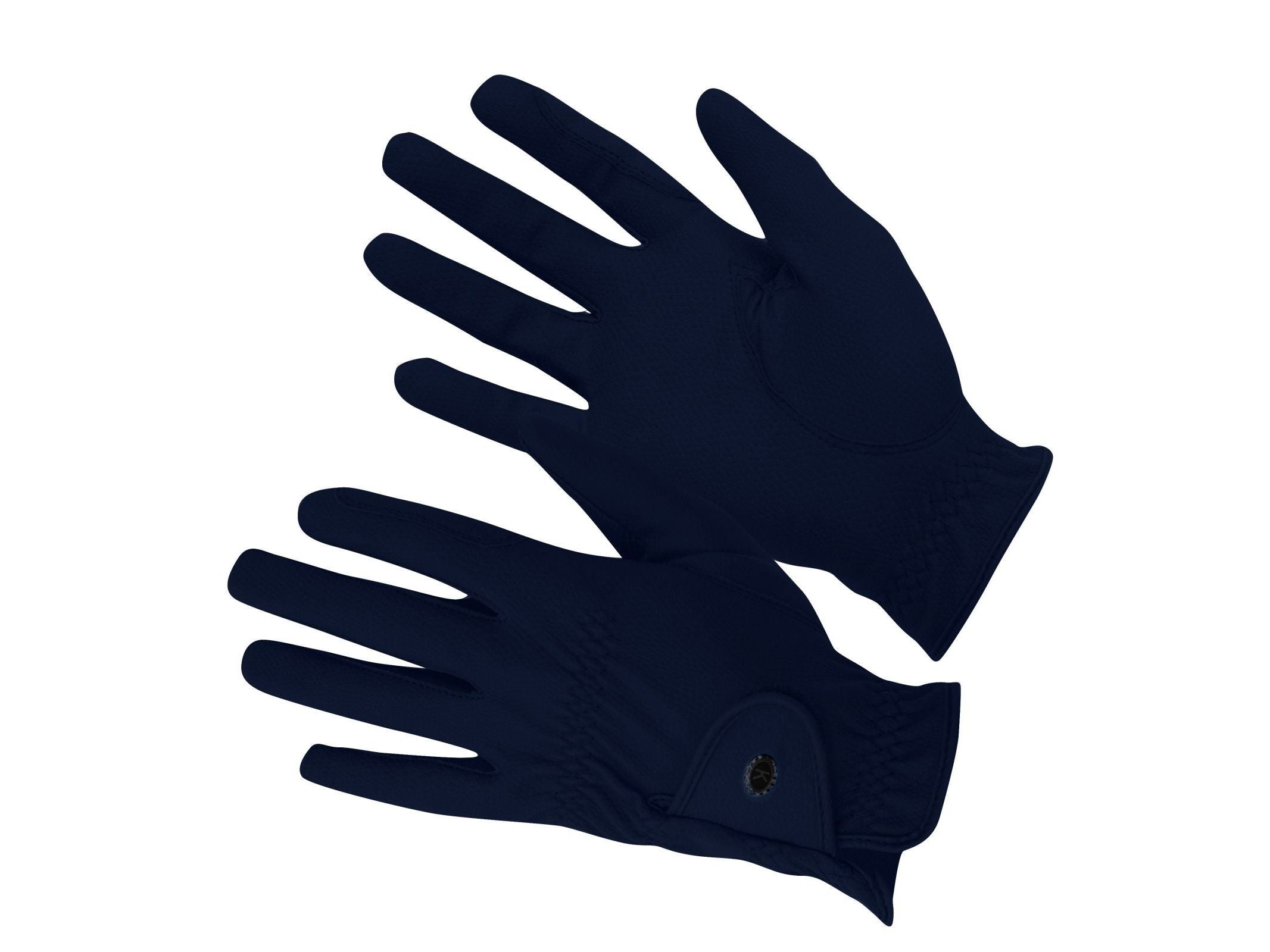 km elite progrip gloves navy blue - equestrian equipment