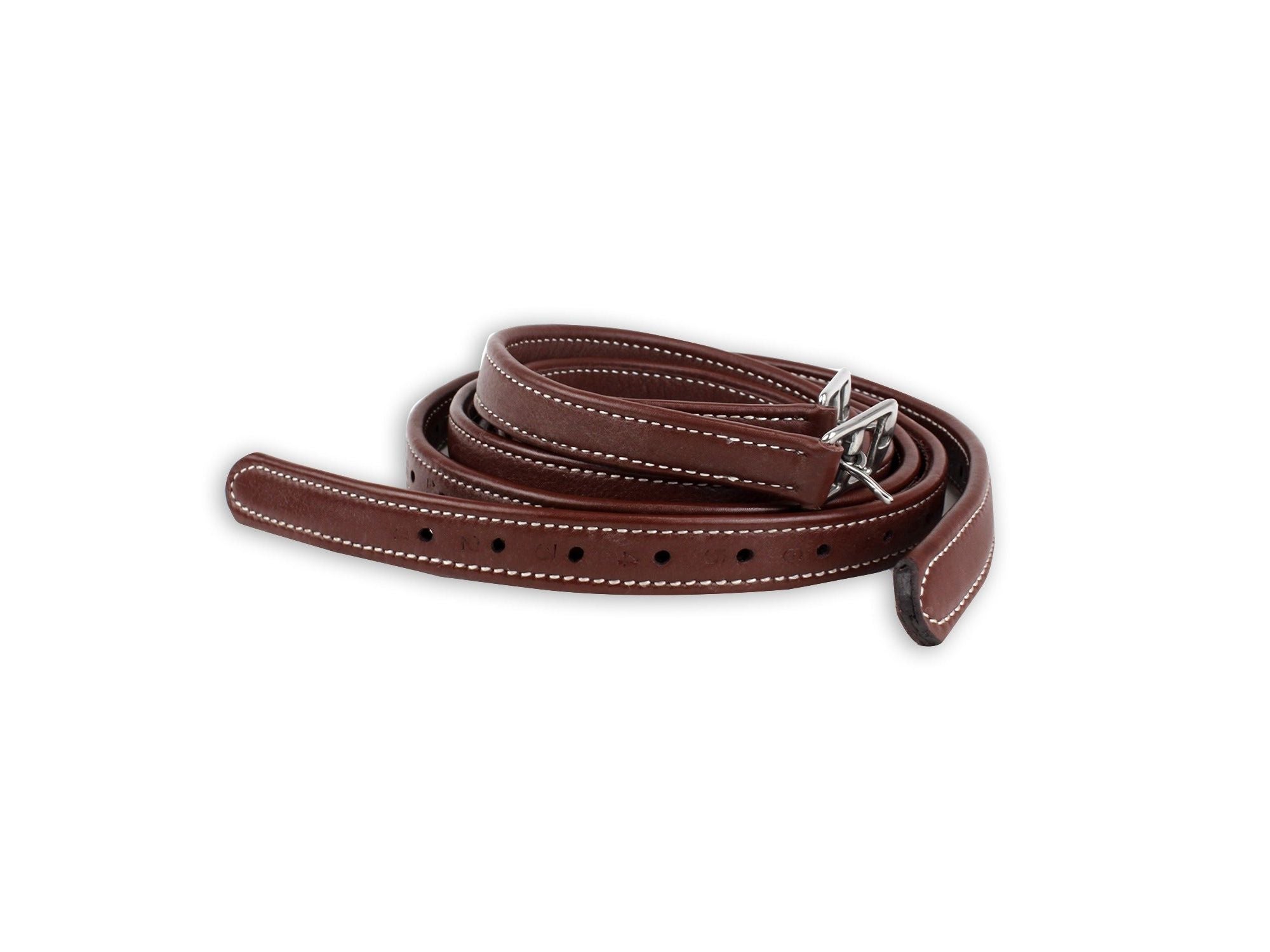 luxury stirrup leathers chestnut - equestrian equipment