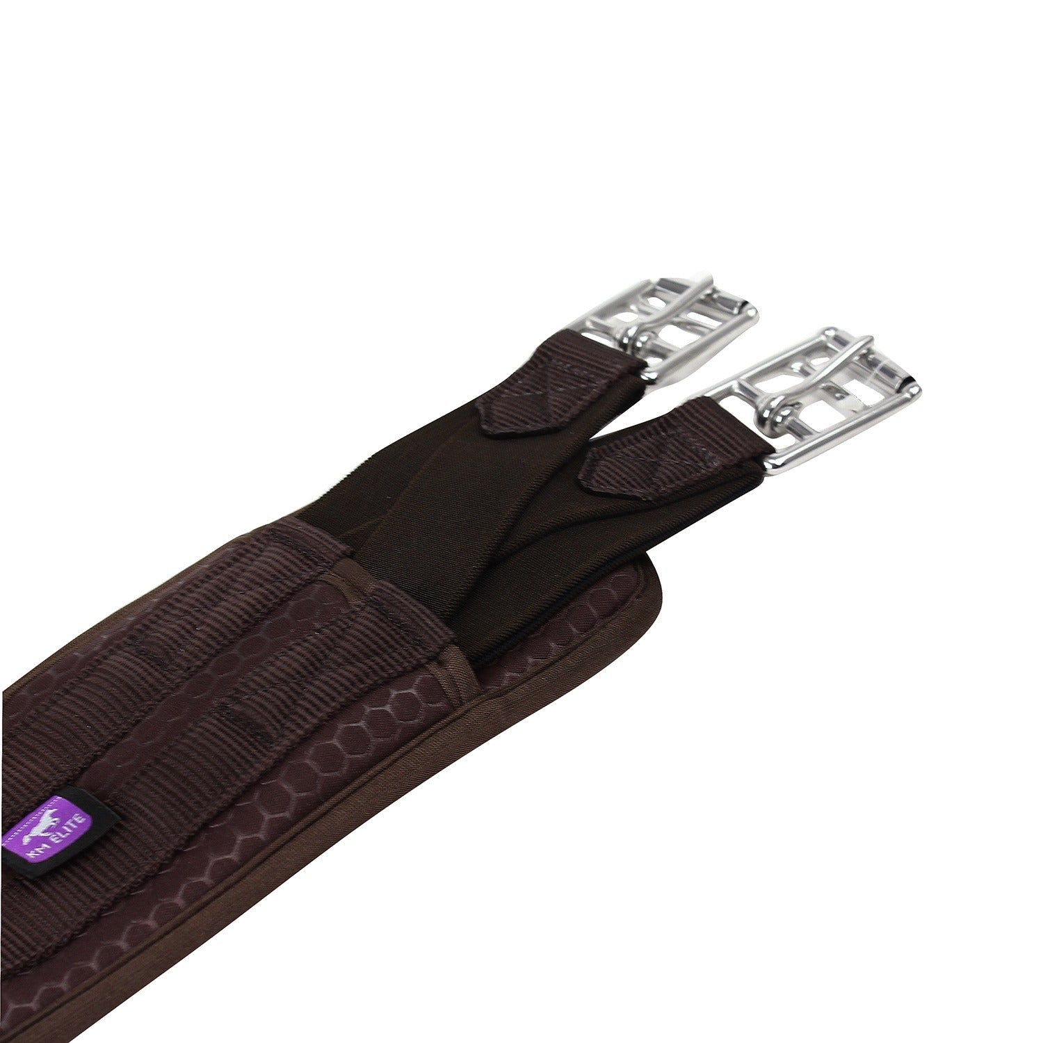 memory foam gp girth brown - equestrian equipment