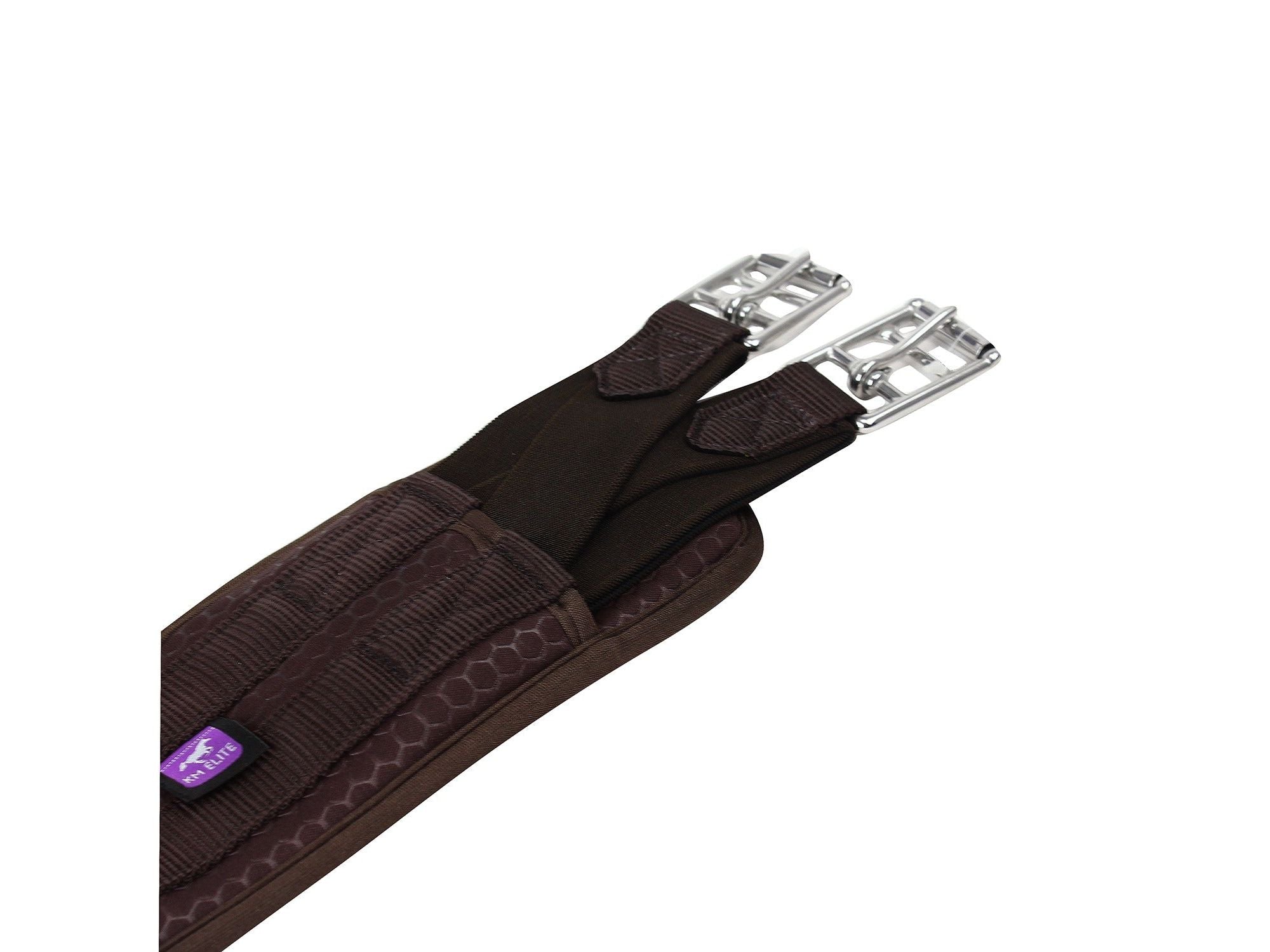 memory foam gp girth brown - equestrian equipment