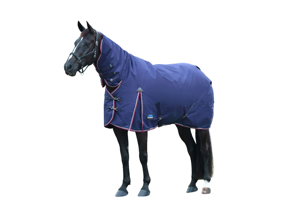 WeatherBeeta ComFiTec Essential Turnout Combo 50g in Navy/Burgundy