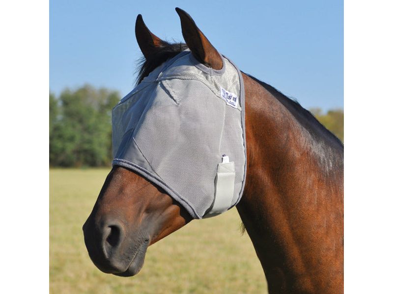 cashel crusader fly mask standard - equestrian equipment