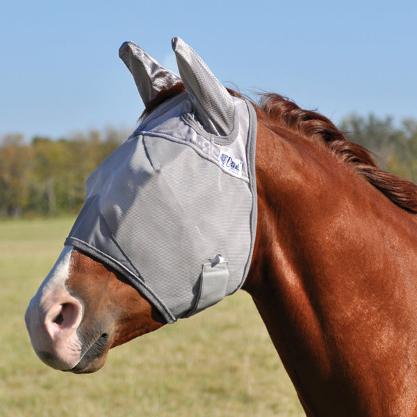 cashel crusader fly mask standard with ears - equestrian equipment
