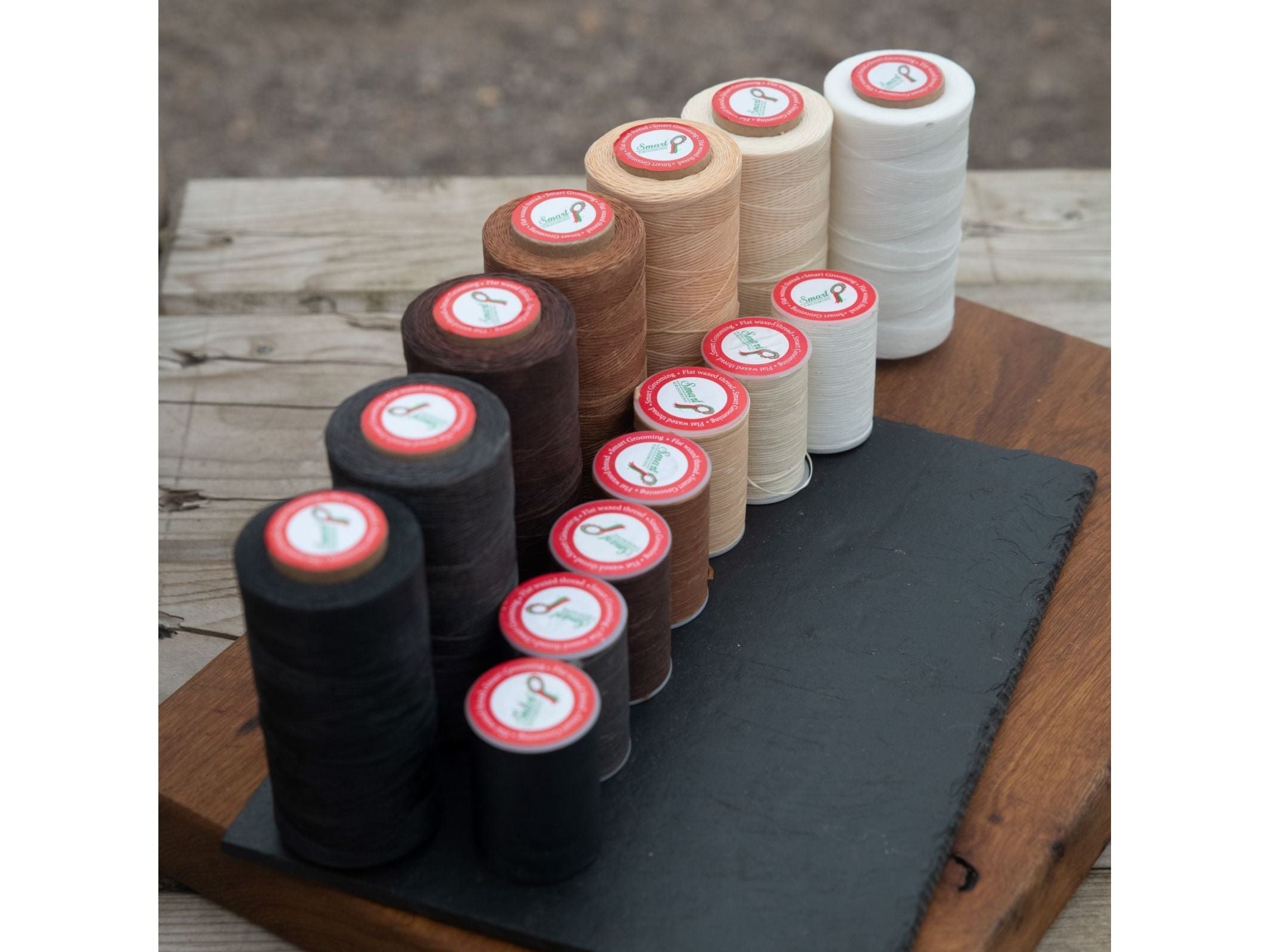 flat waxed plaiting thread - equestrian equipment