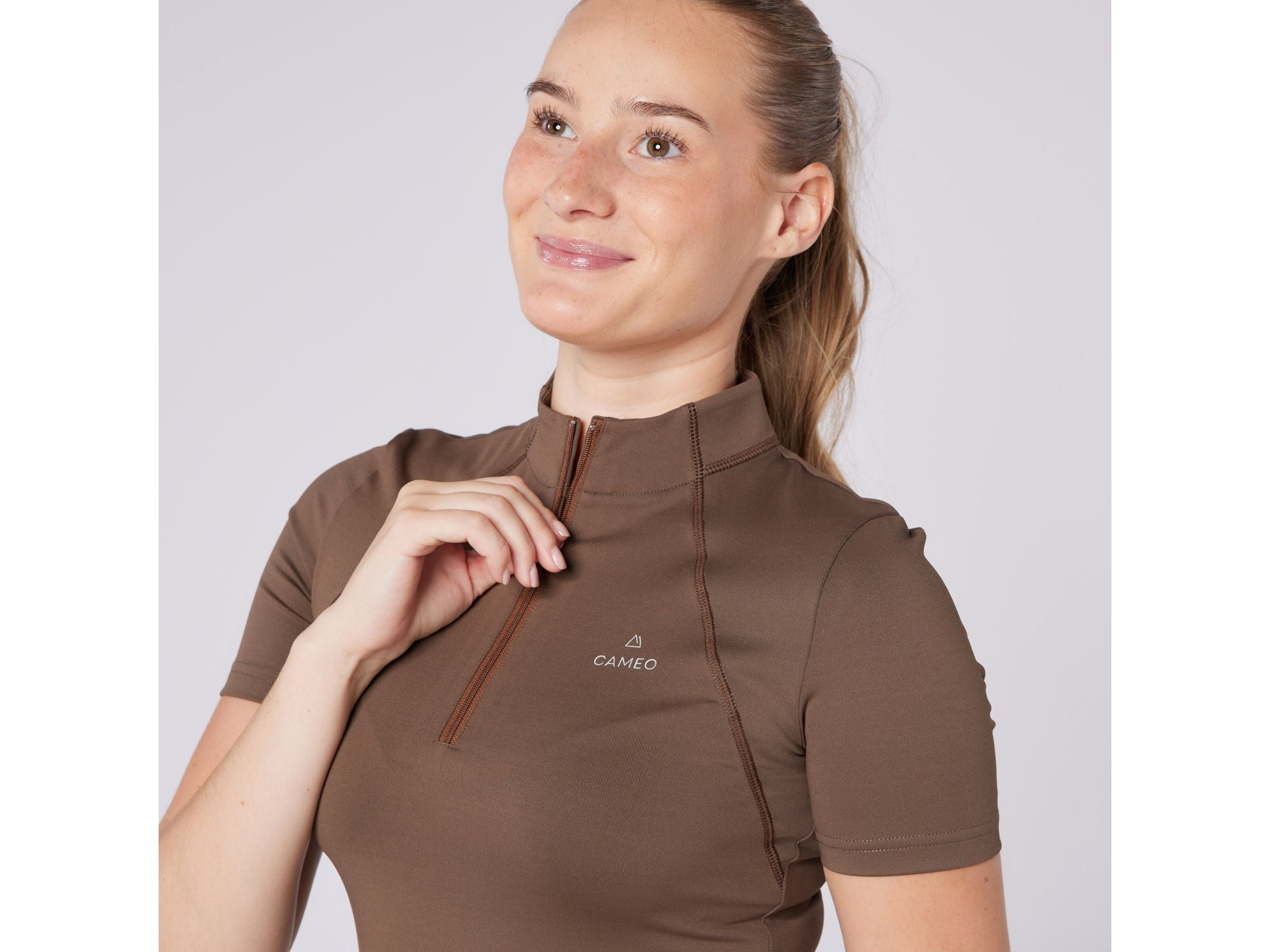 Short Sleeved Base Layer Mocha