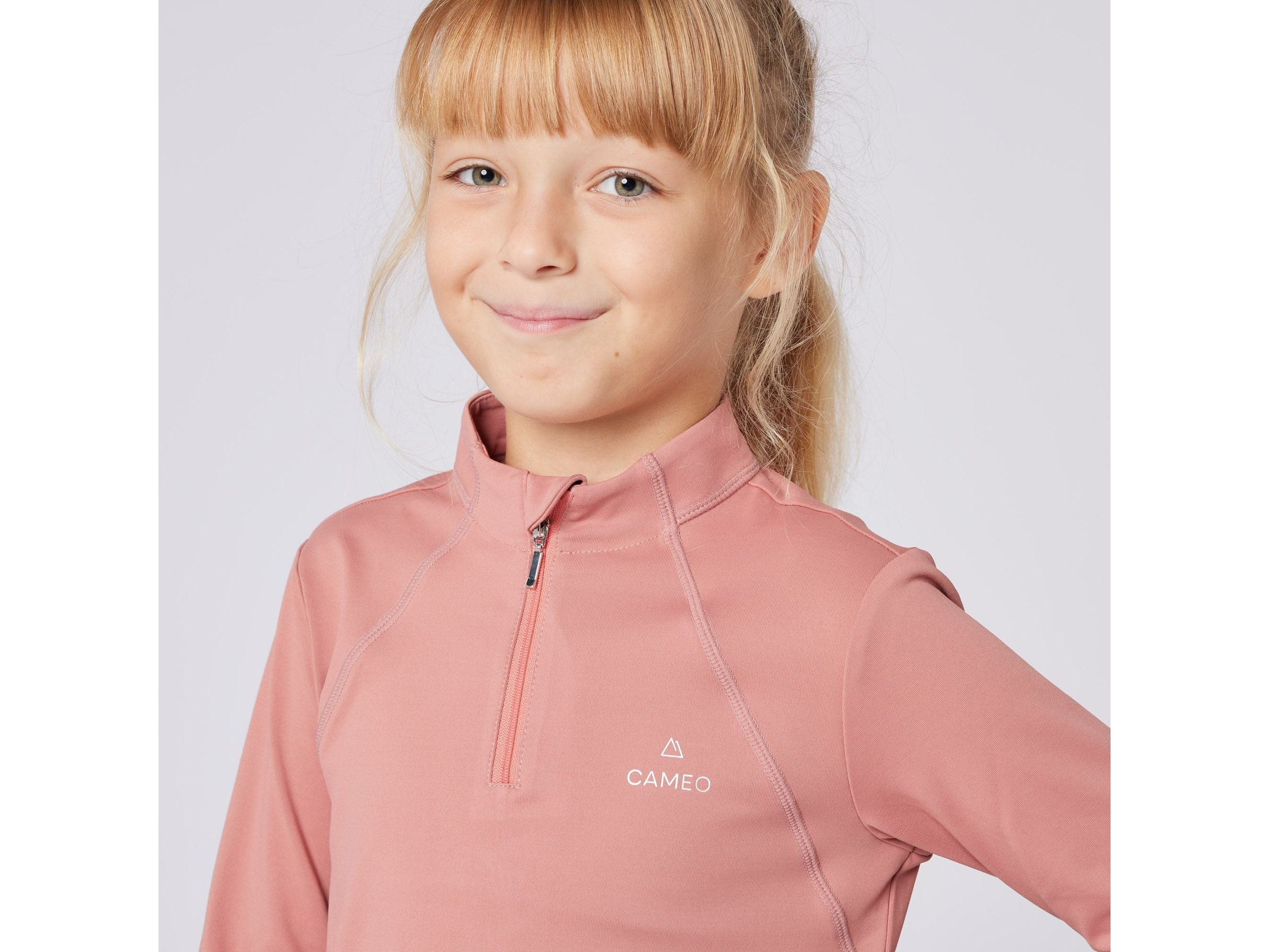 Junior Core Baselayer Dusky pink main view