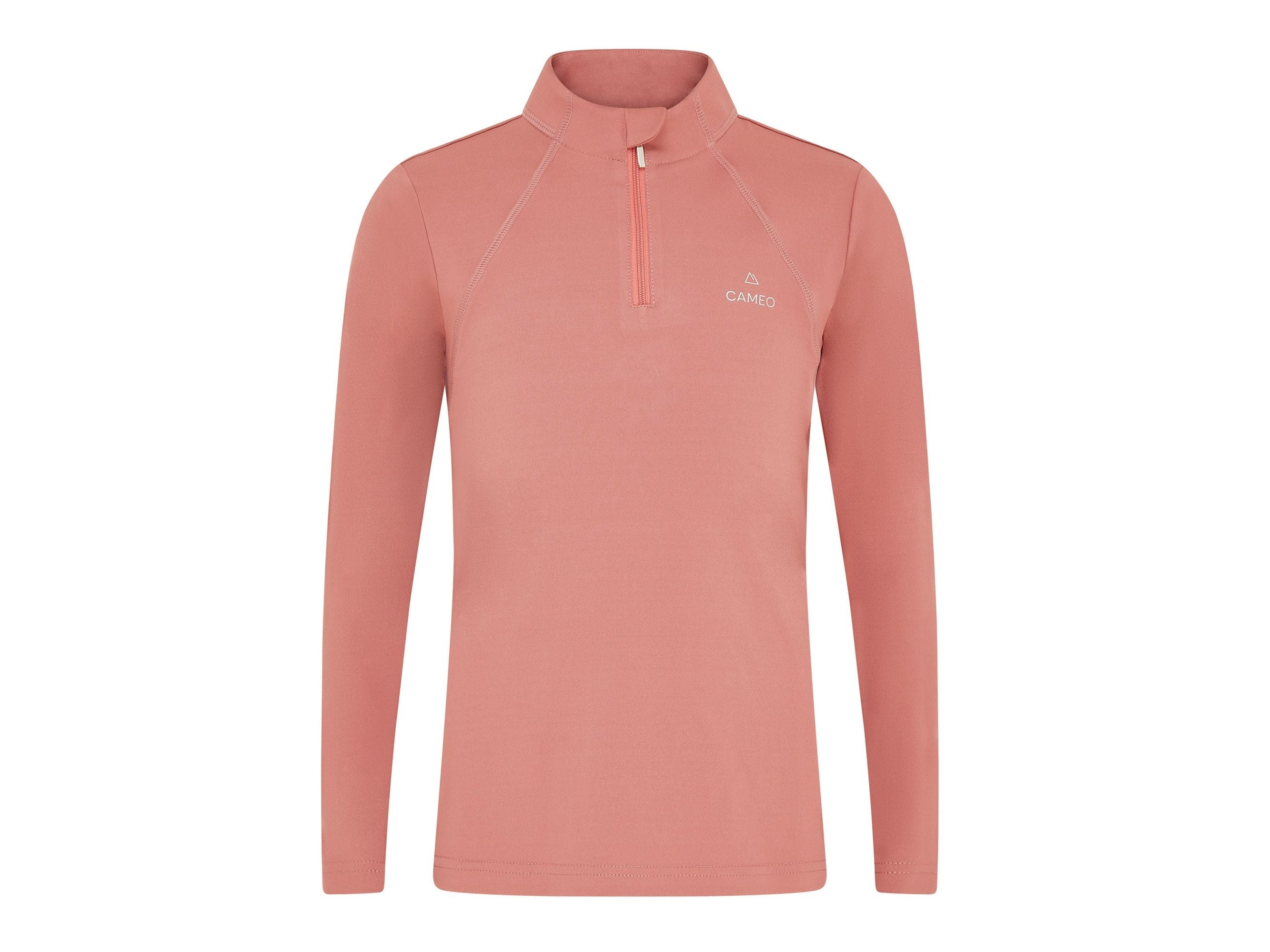 Junior Core Baselayer Dusky pink close-up