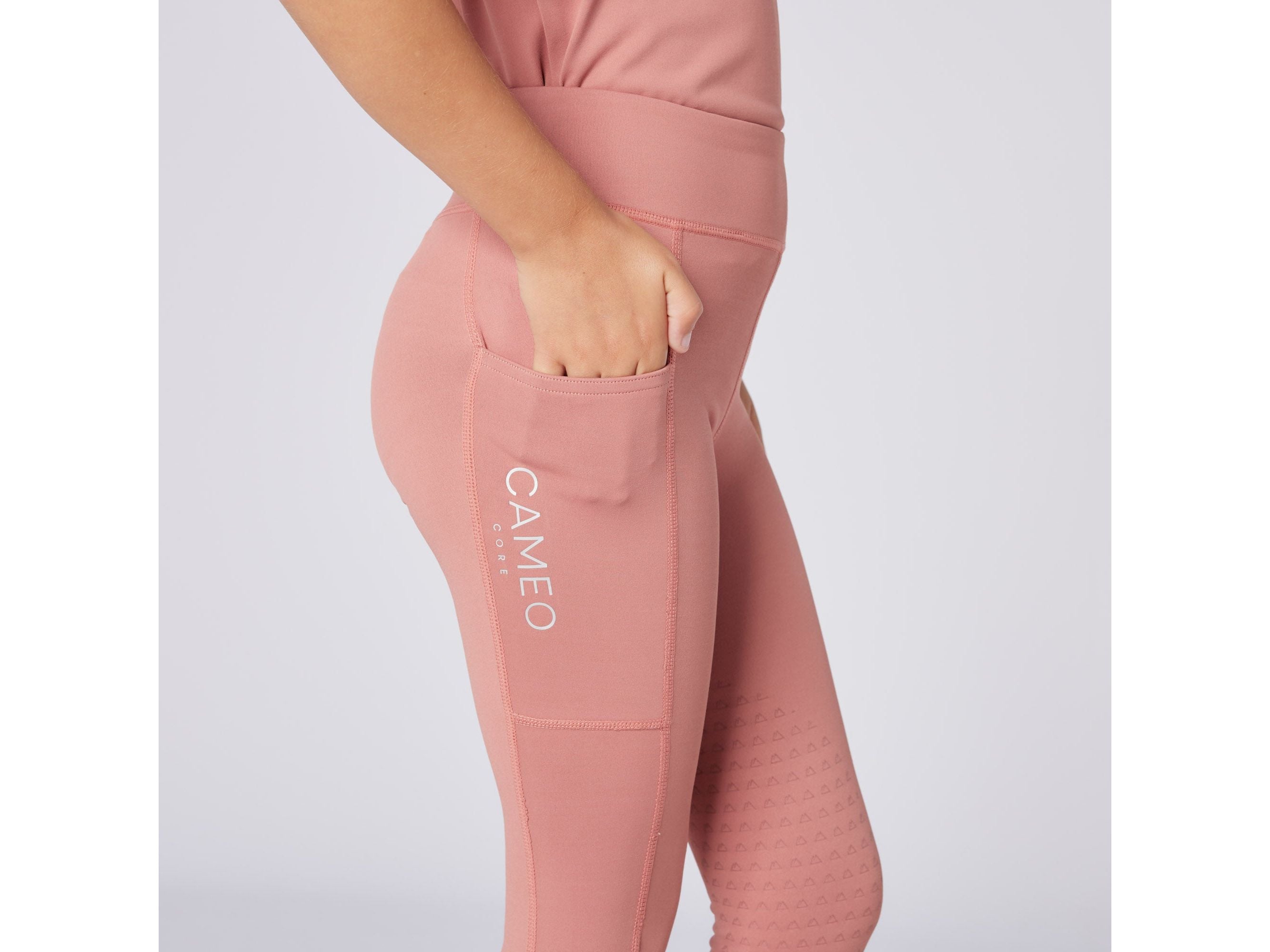 Junior Core Tight Dusky Pink side view
