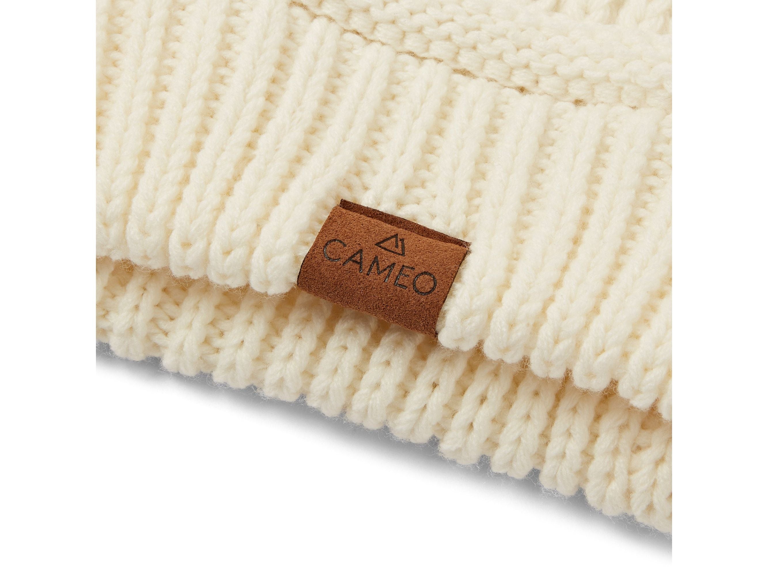 Winter Bobble Hat side view
