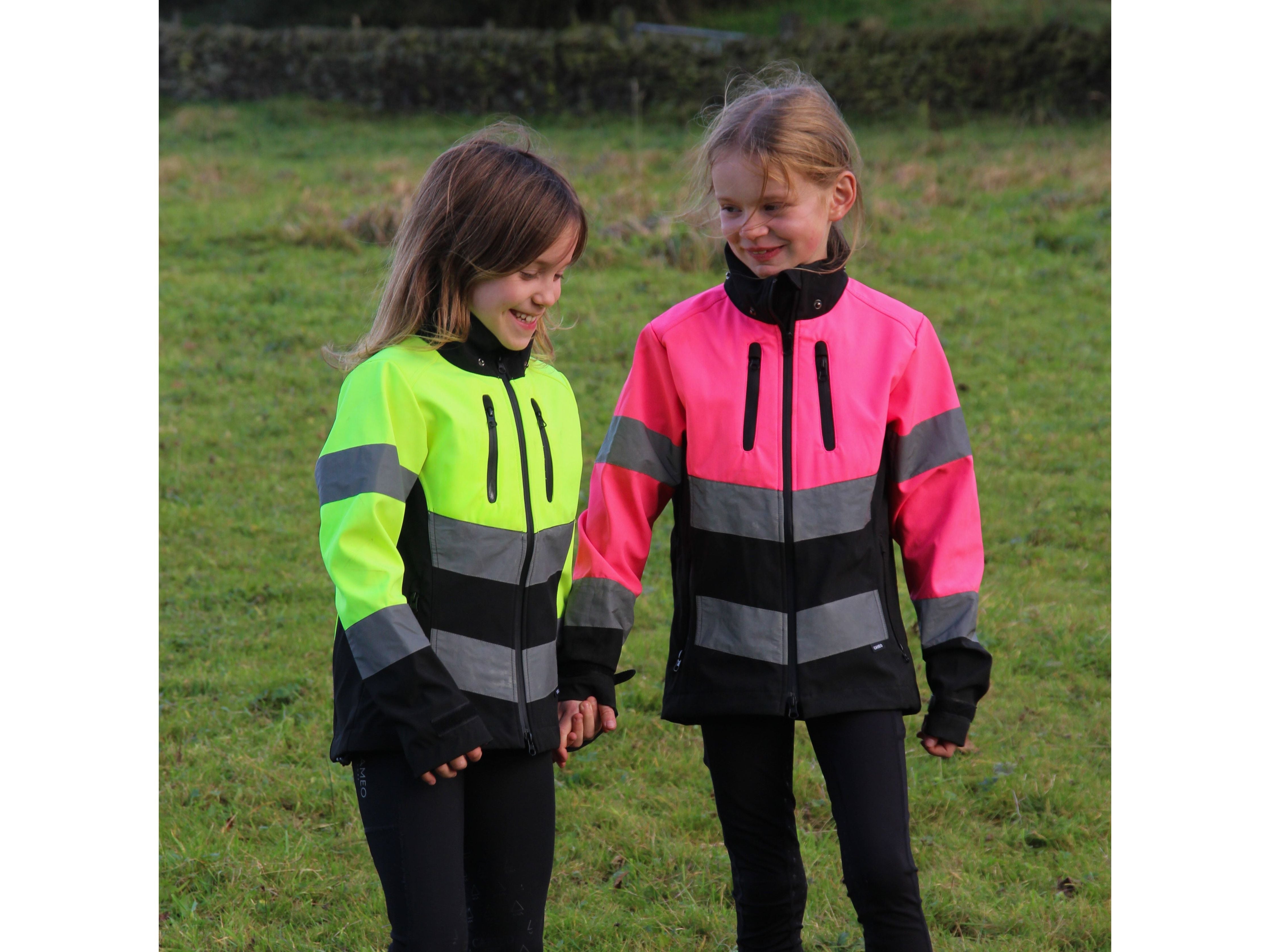 Junior Hi Viz Jacket angled view