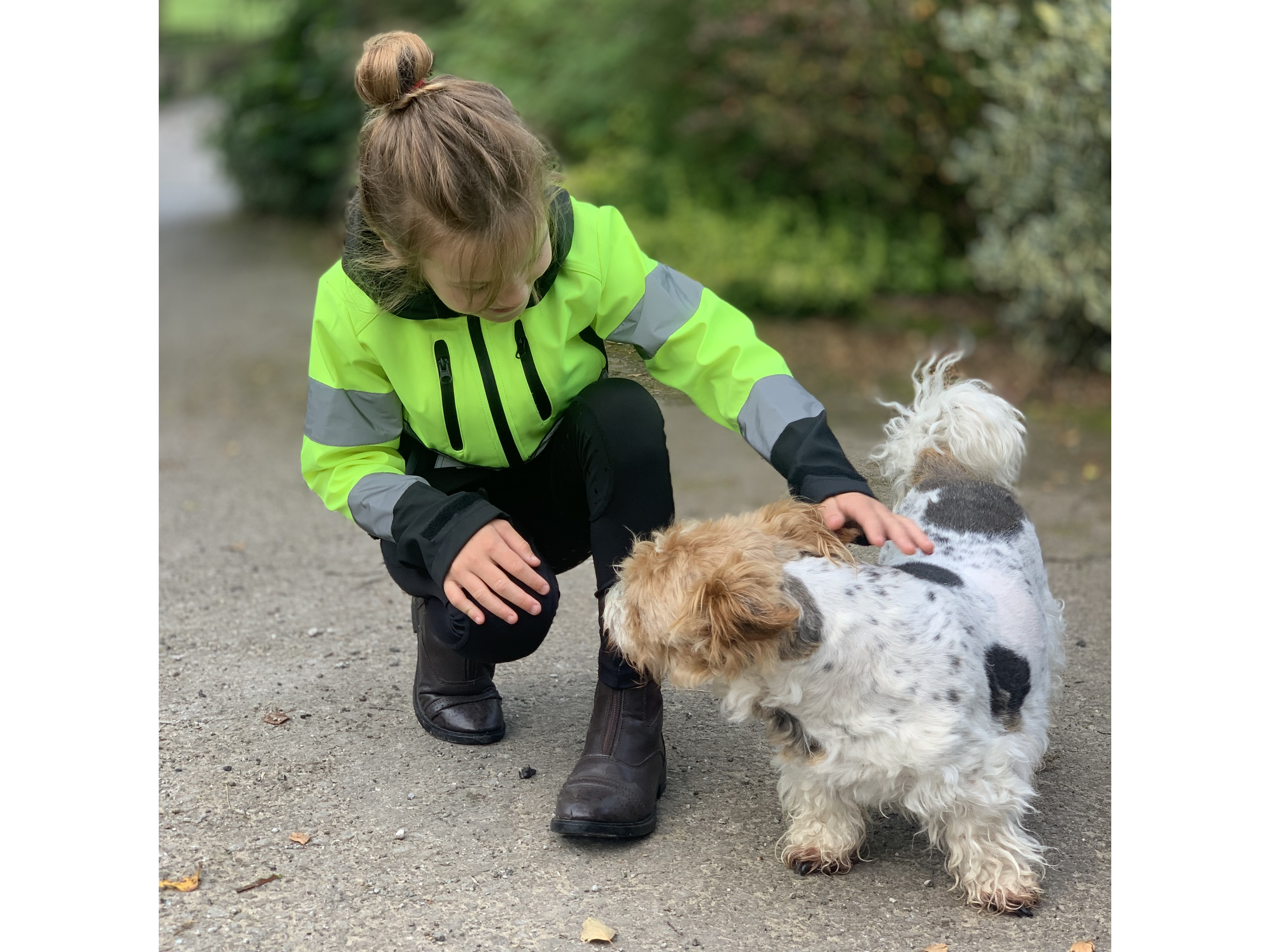 Junior Hi Viz Jacket close-up