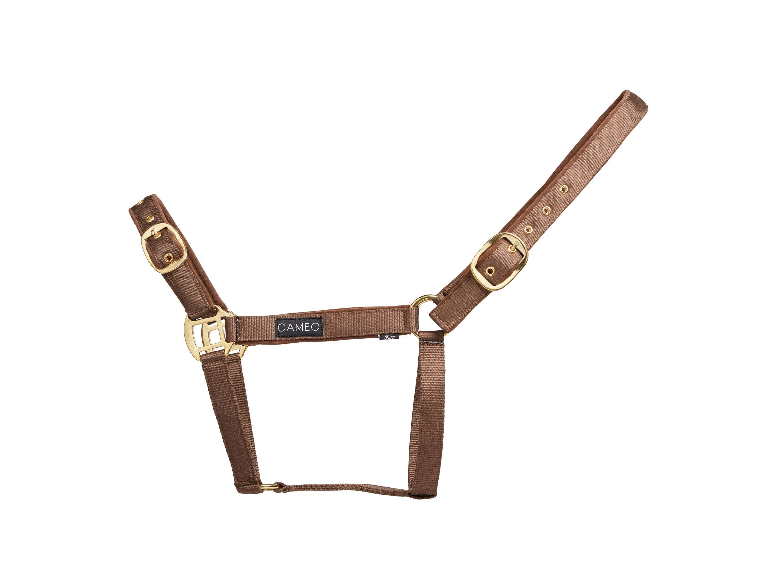 Suede Padded Headcollar Mocha