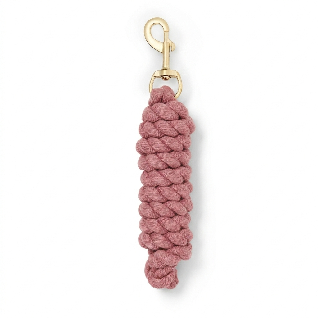 Soft cotton leadrope Dusky pink