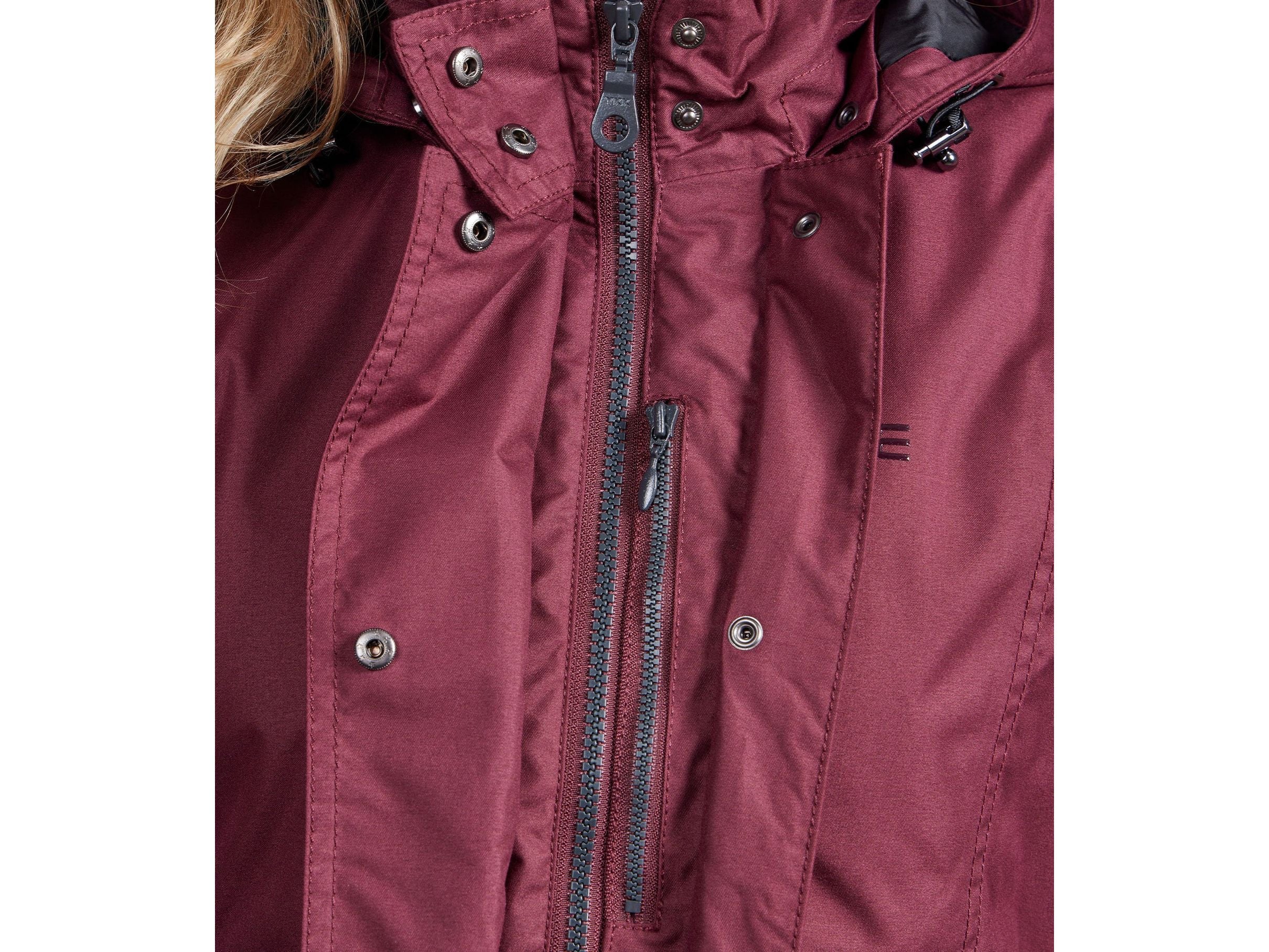 Premier Equine Ladies Cascata Waterproof Jacket in Wine UK 8 RRP £100.00