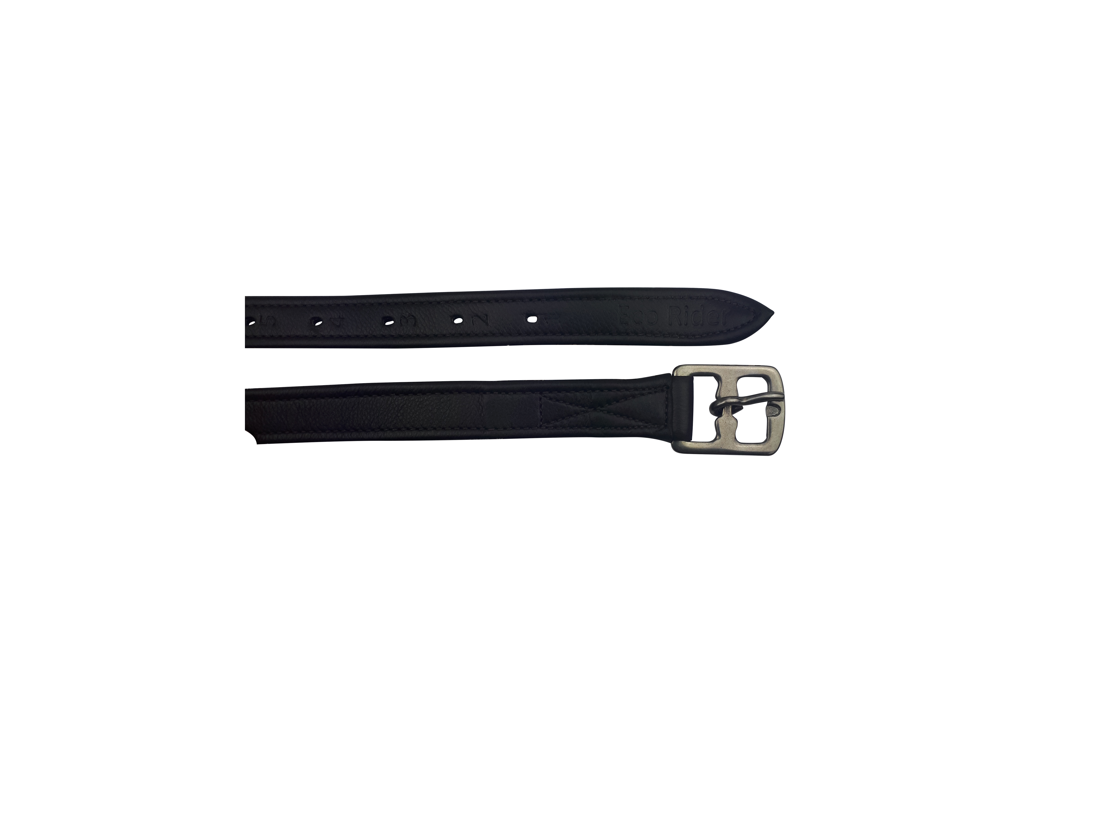 Ecosoft anti stretch stirrup leathers side view