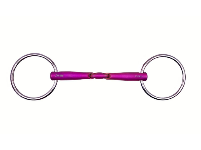 Aster Confidence Pink Titanium double jointed lock up loose ring