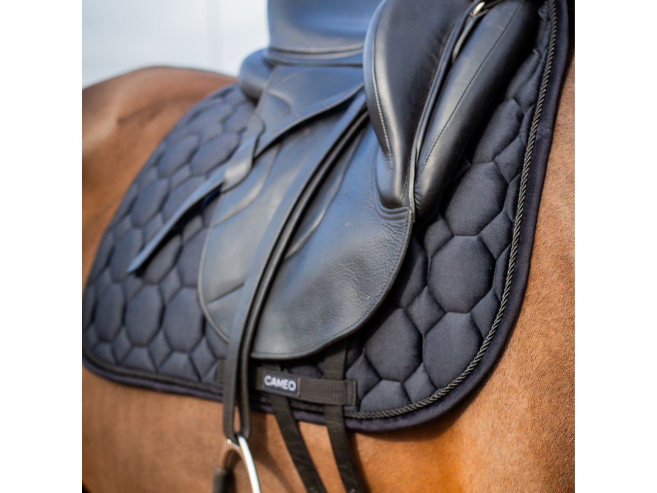 Dressage Saddlecloth angled view