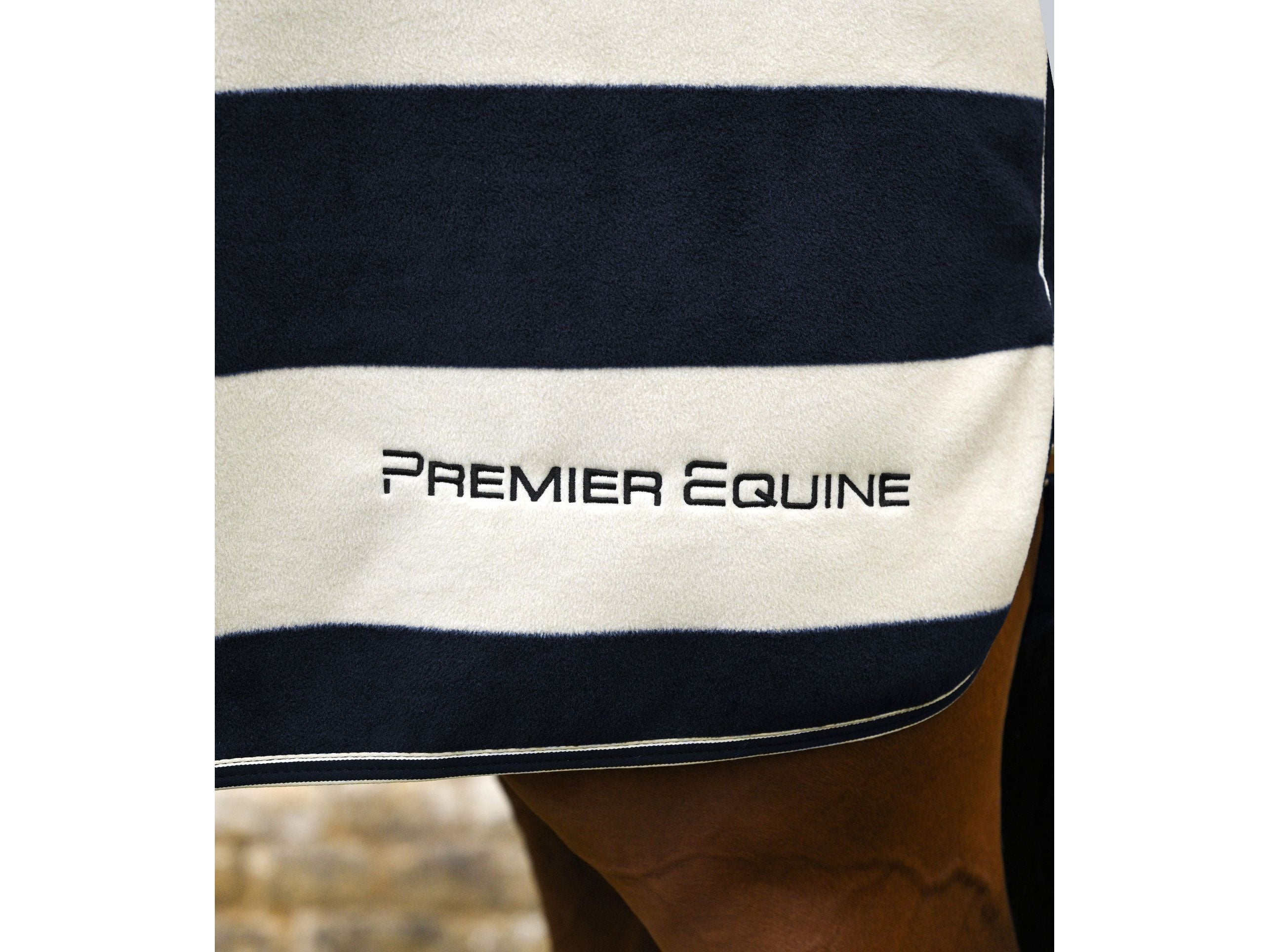 Vellus Horse Fleece Exercise Sheet Navy/White Navy/ White