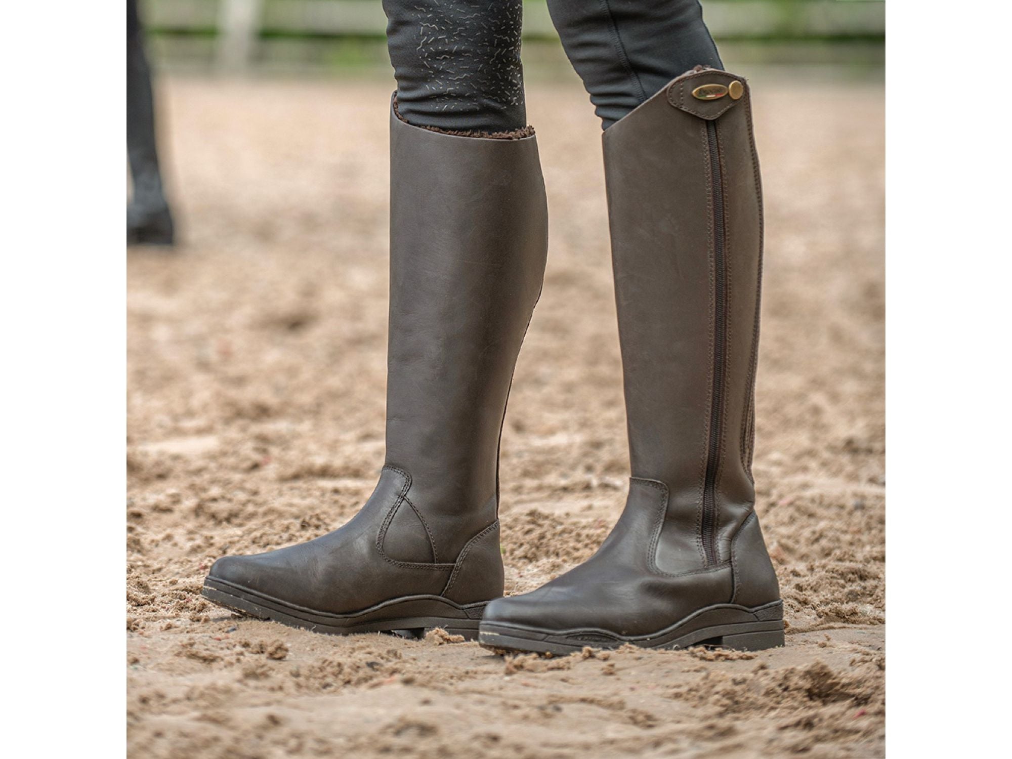 Brogini Monte Cervino Fur Lined Riding Boot EU-37 / UK 4.5 Brown RRP £140