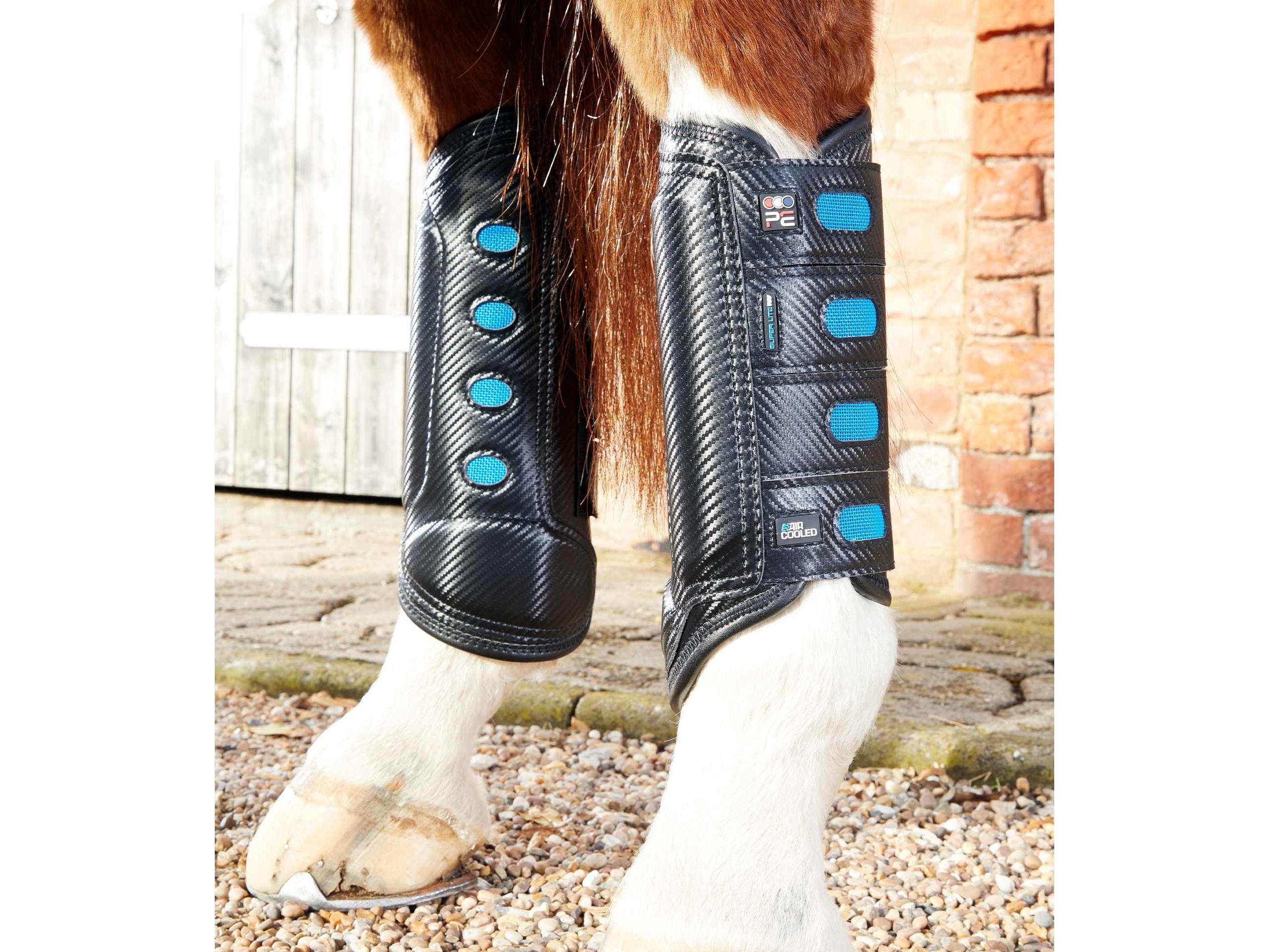 Air Cooled Super Lite Carbon Tech Eventing/Racing Boots Black Hind Black