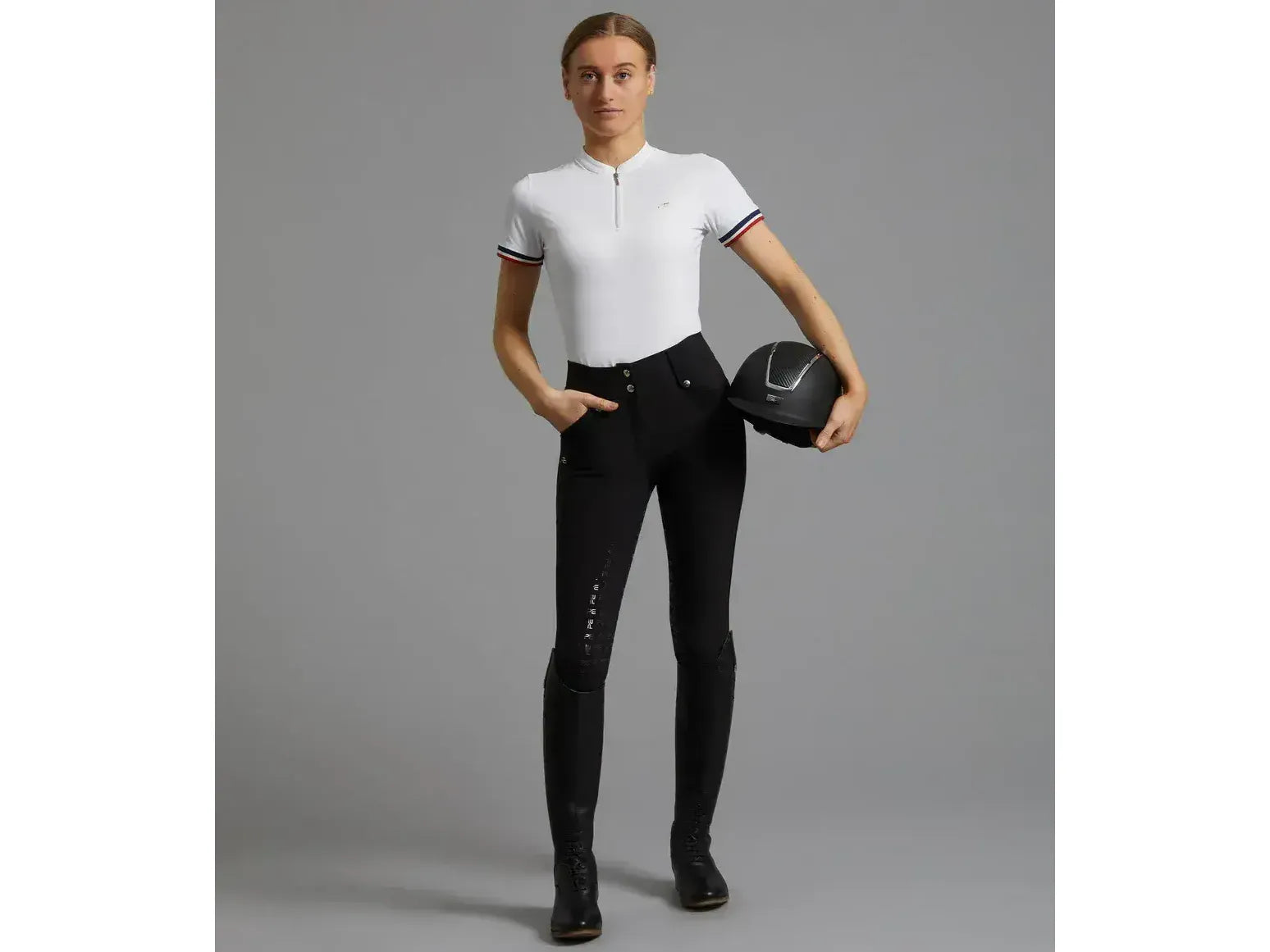 Allegra Ladies Short Sleeve Riding Top