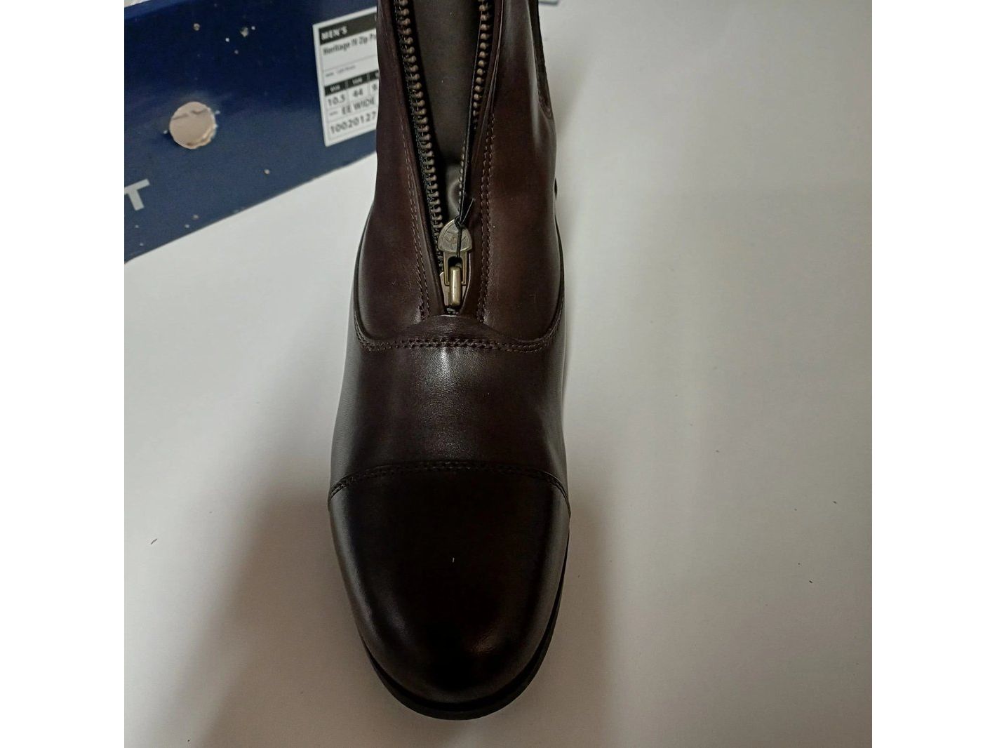 Ariat Mens Heritage IV Zip Paddock Boot 10020127 UK 9.5 WIDE BROWN