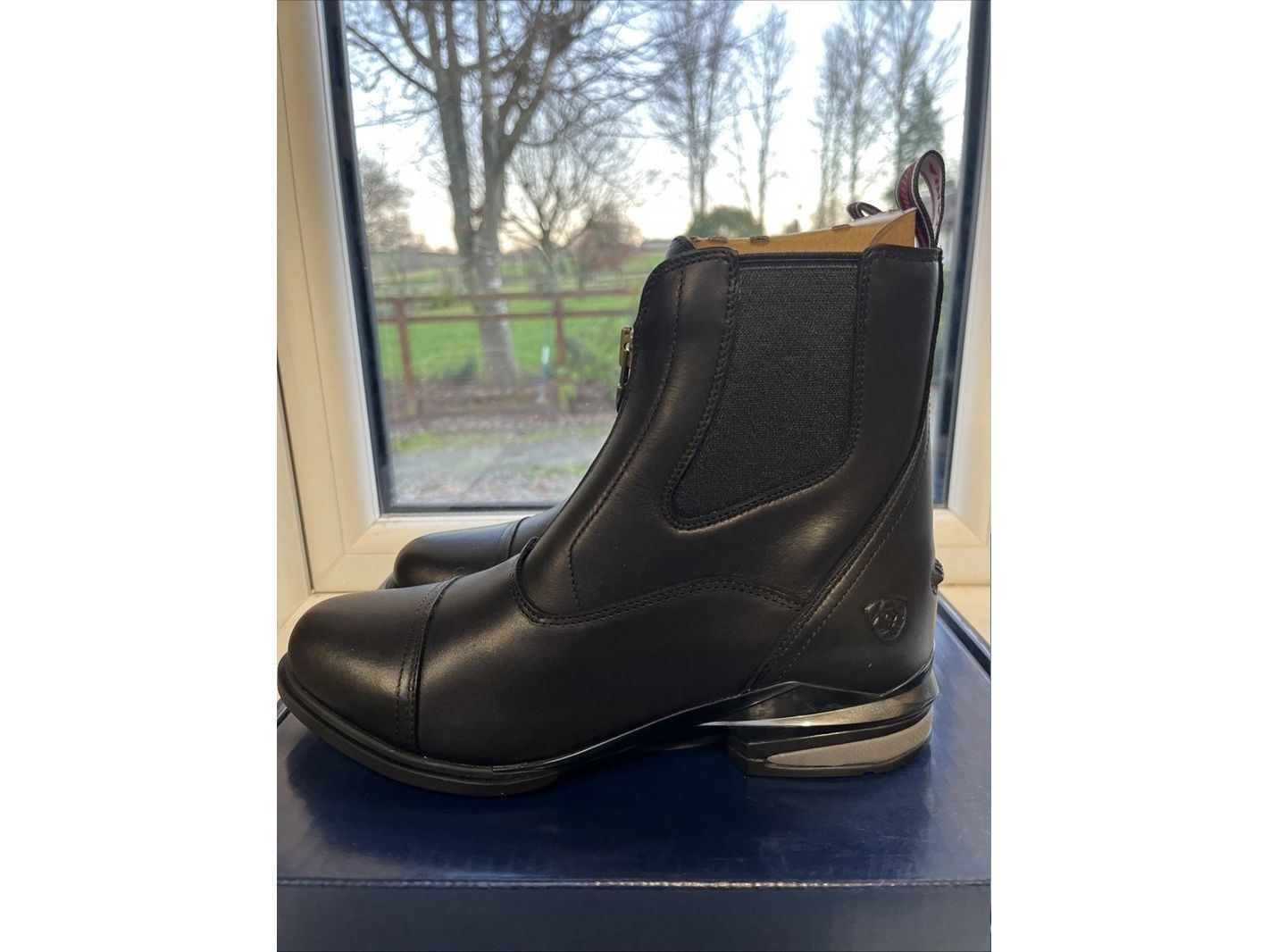 Ariat Women Devon Nitro Paddock UK 5 B Medium Black RRP £210