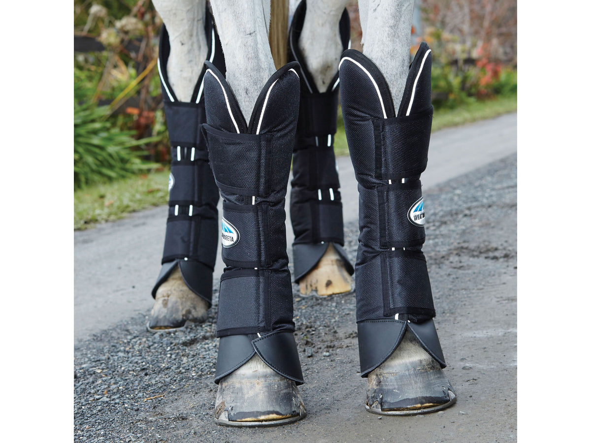 WEATHERBEETA DELUXE TRAVEL BOOTS BLACK PONY