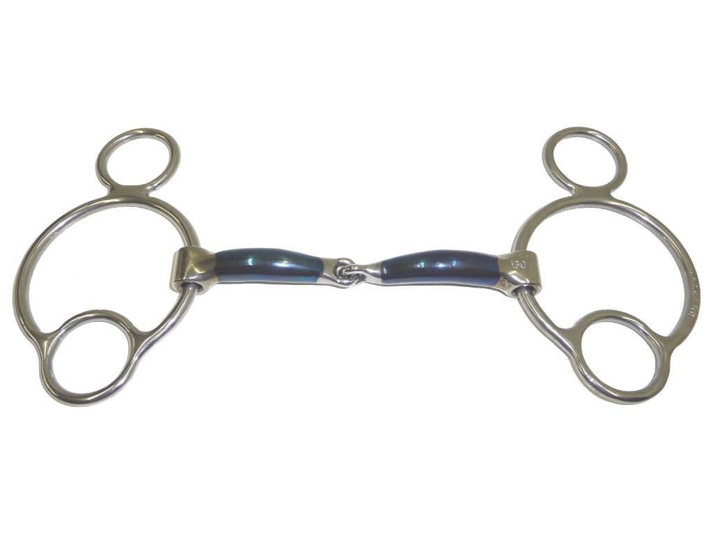 Bombers Bits Lock Up Snaffle 2.5 Ring Bit