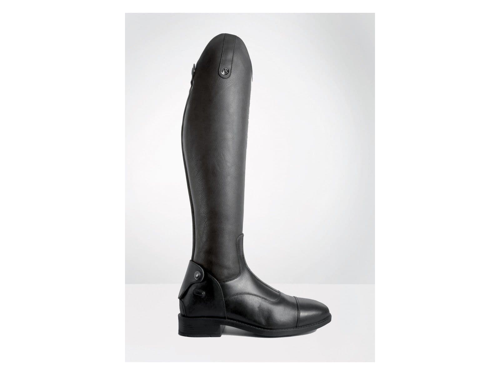 Brogini Casperia V2 Long Black Plain Front Riding Boots