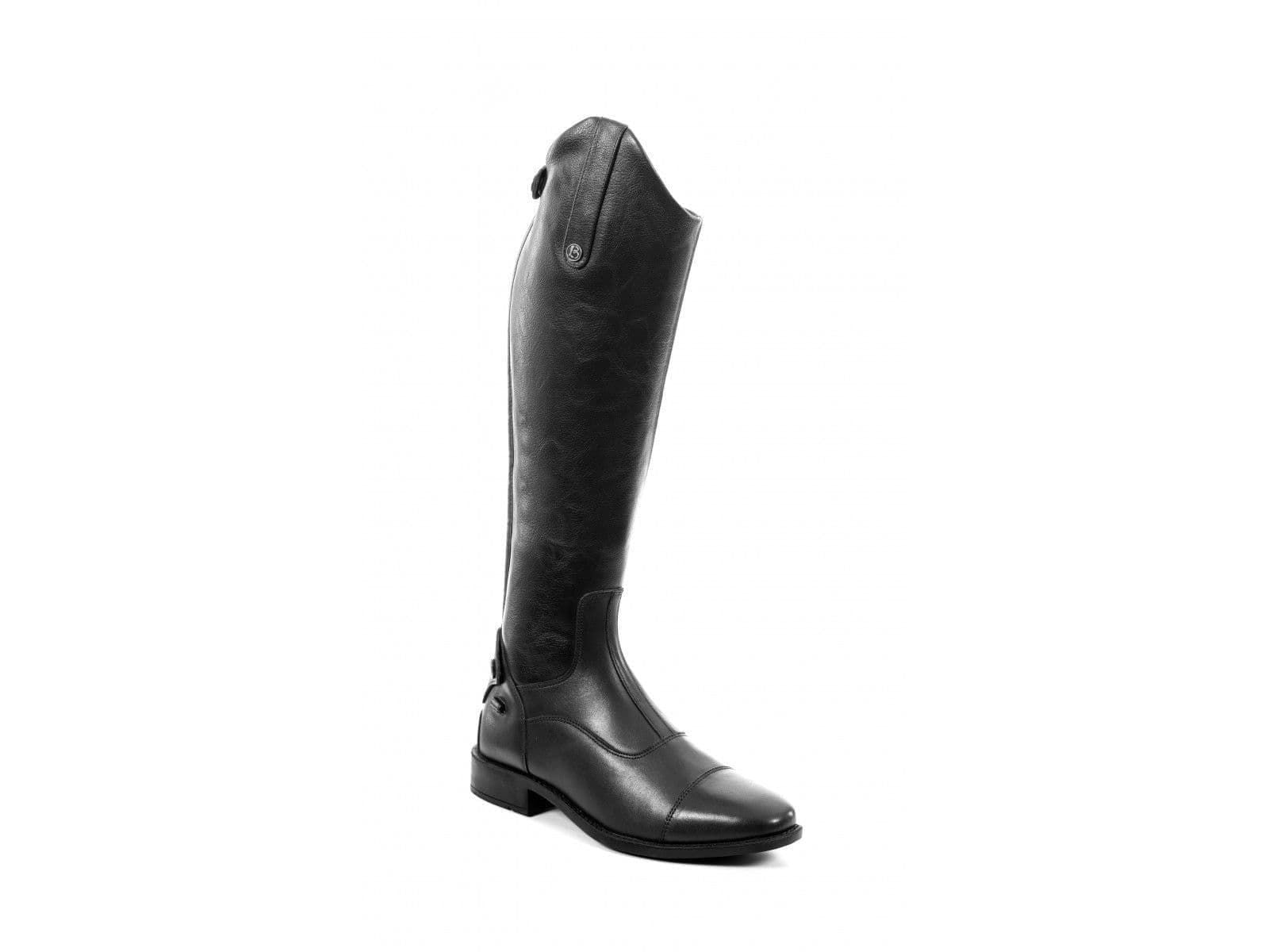 Brogini Casperia V2 Long Black Plain Front Riding Boots