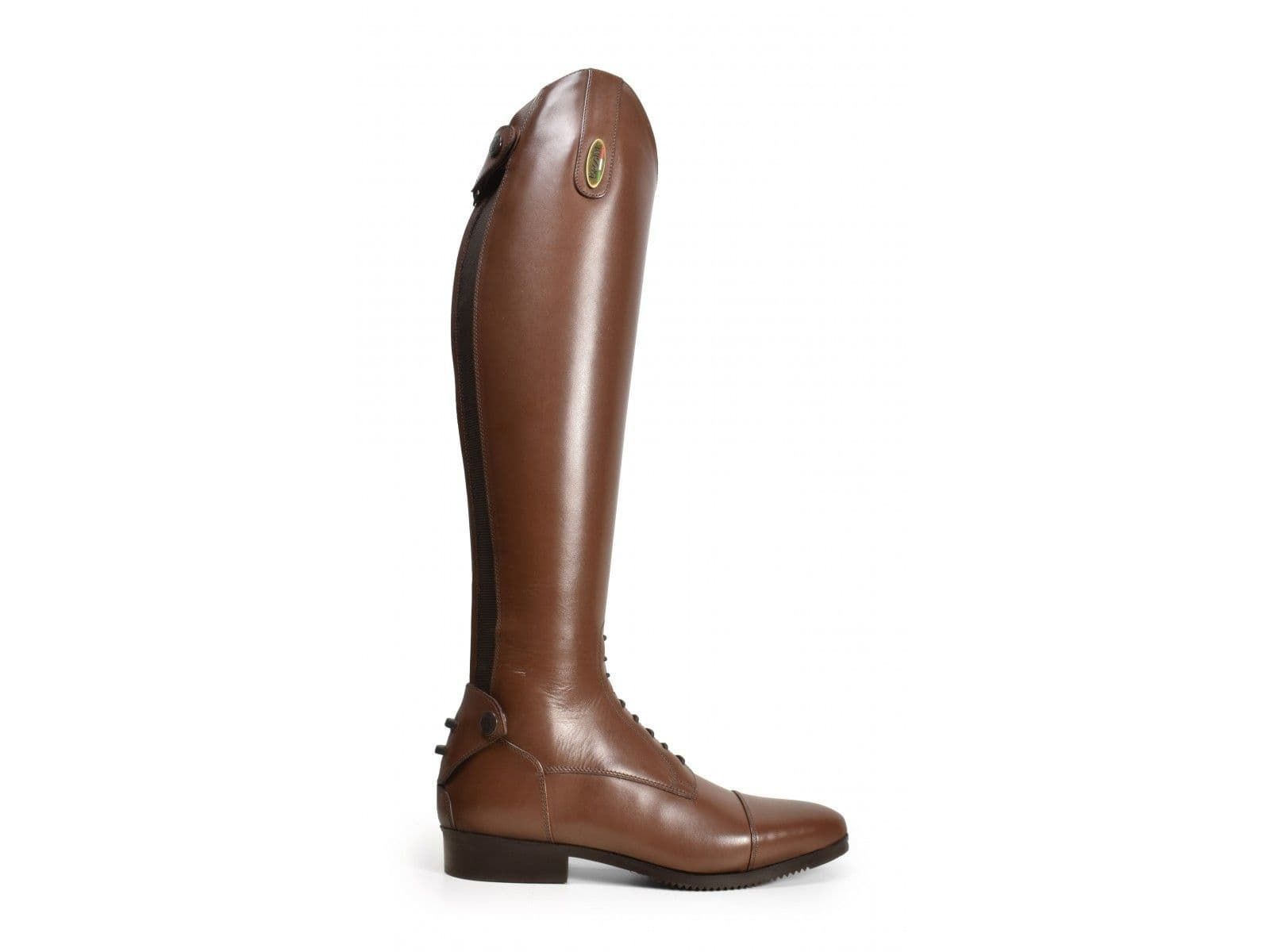 Brogini Turin Pro Competition Boot Lace Front Field Boot Brown