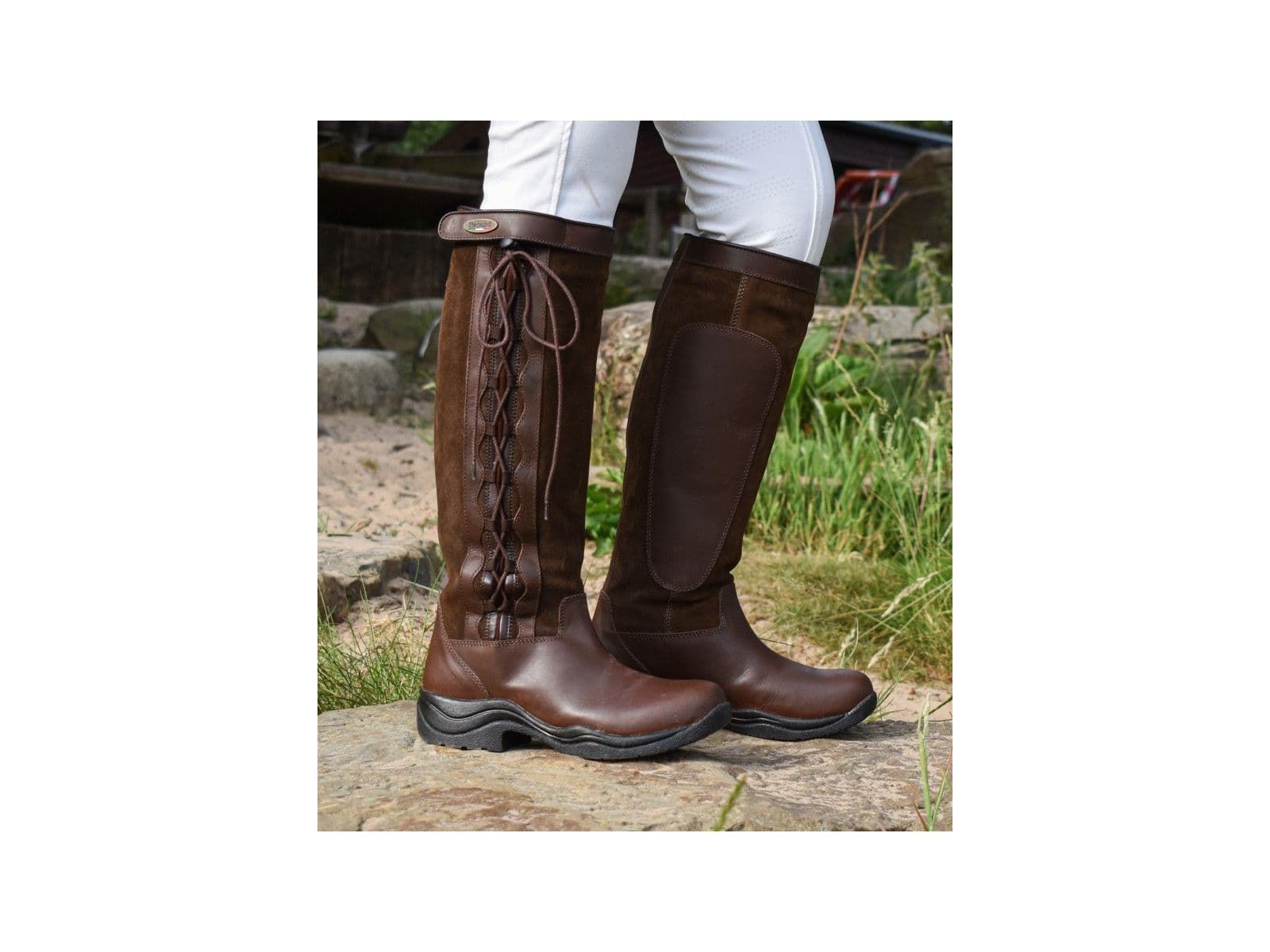 Brogini Winchester Womens Lace-up Brown Country Boots