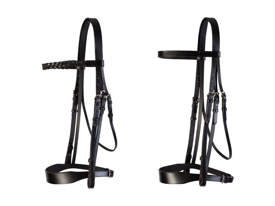 Cameo Equine Hunt Bridle 2 Browbands